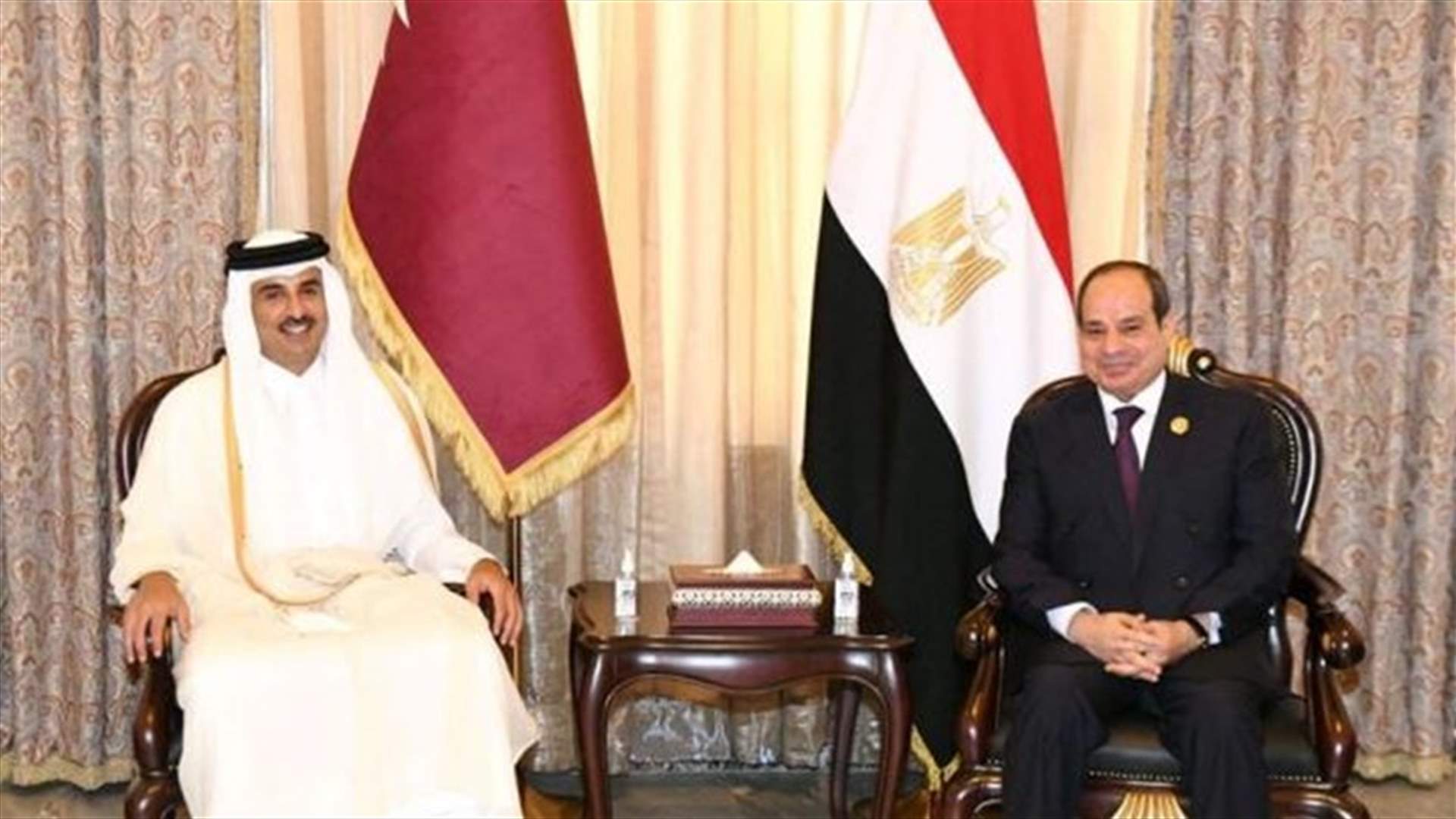 للمرة الأولى بعد سنوات من القطيعة... أمير قطر في مصر