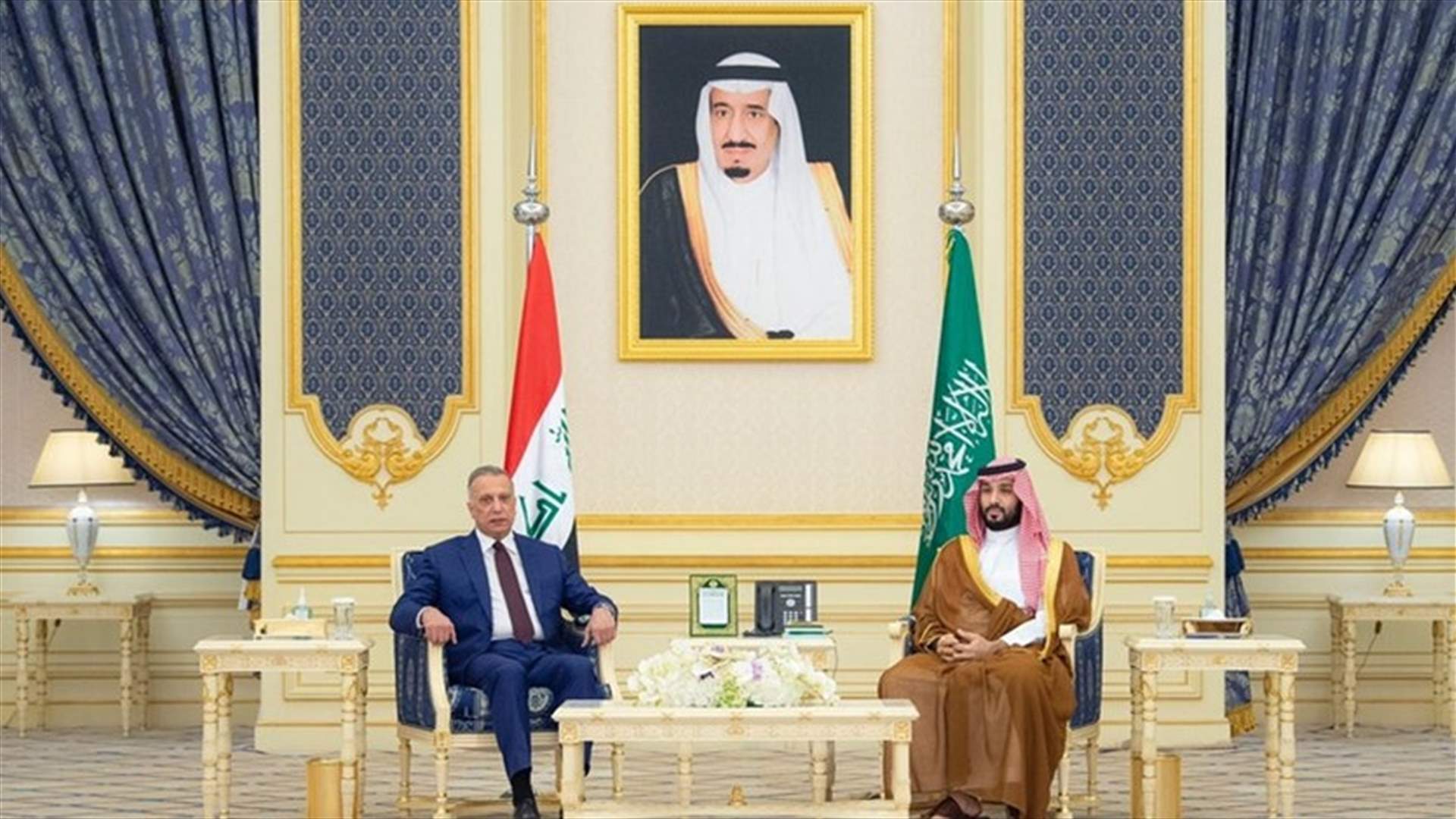 ولي عهد السعودية يبحث مع رئيس الوزراء العراقي دعم "الاستقرار" في المنطقة