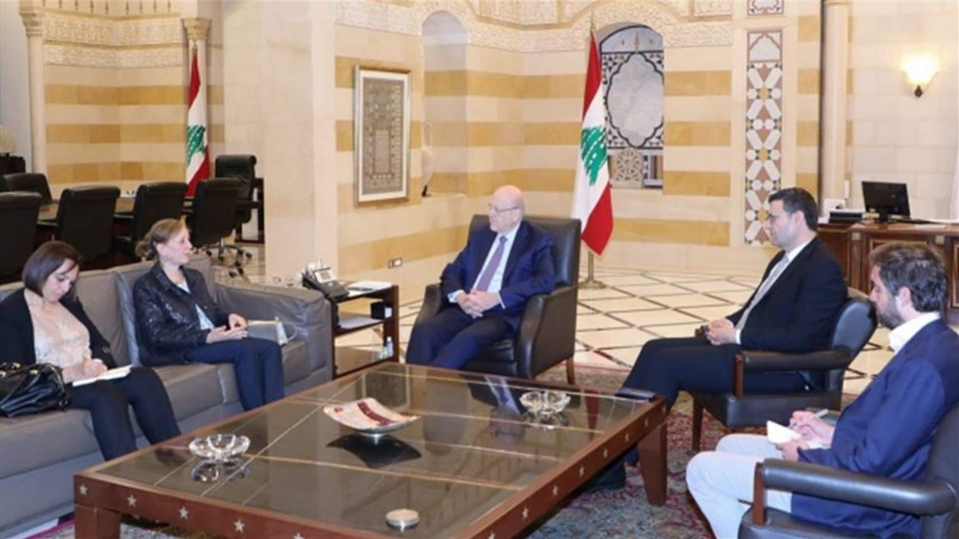 الحاج حسن ومديرة الفاو في لبنان يزوران ميقاتي في السراي... ماذا ناقشوا؟