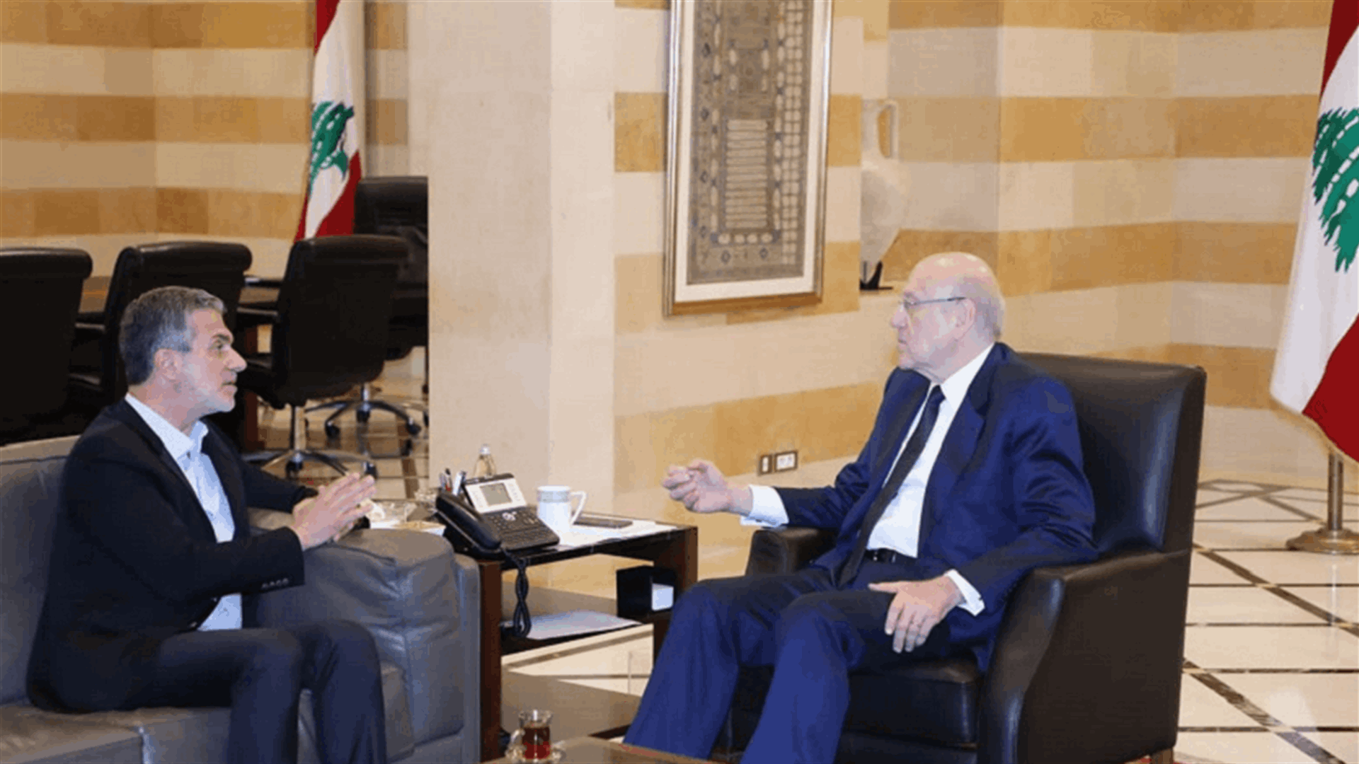 ميقاتي استقبل غريو واطلع من نصار على الاجراءات المتخذة لإنجاح الموسم السياحي