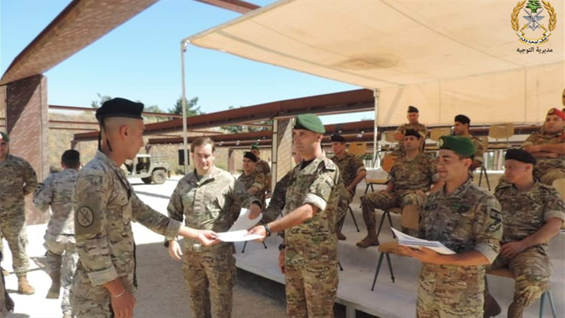 الجيش: تخريج في قيادة فوج التدخل السادس لعناصر تابعوا دورة مداهمة