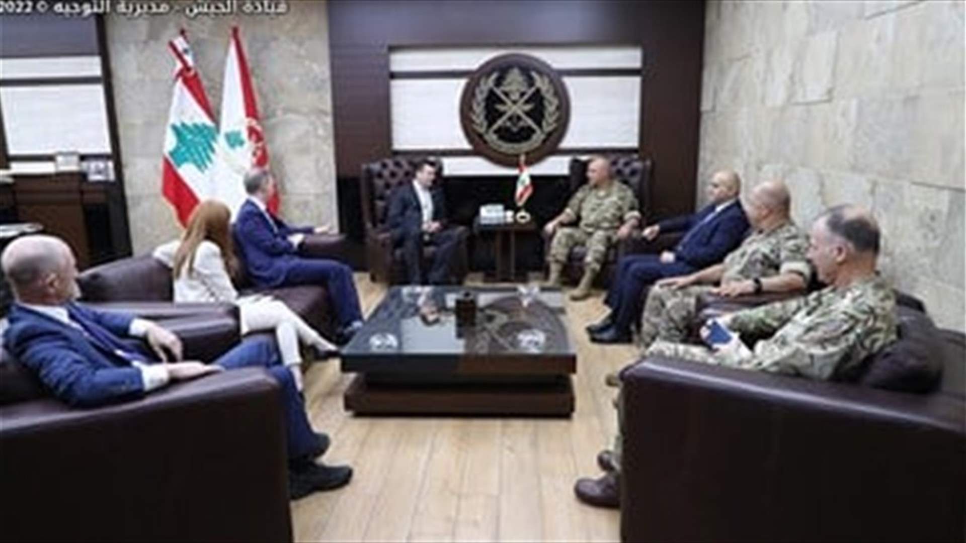 LAF Commander Aoun holds series of meetings-[PHOTOS]