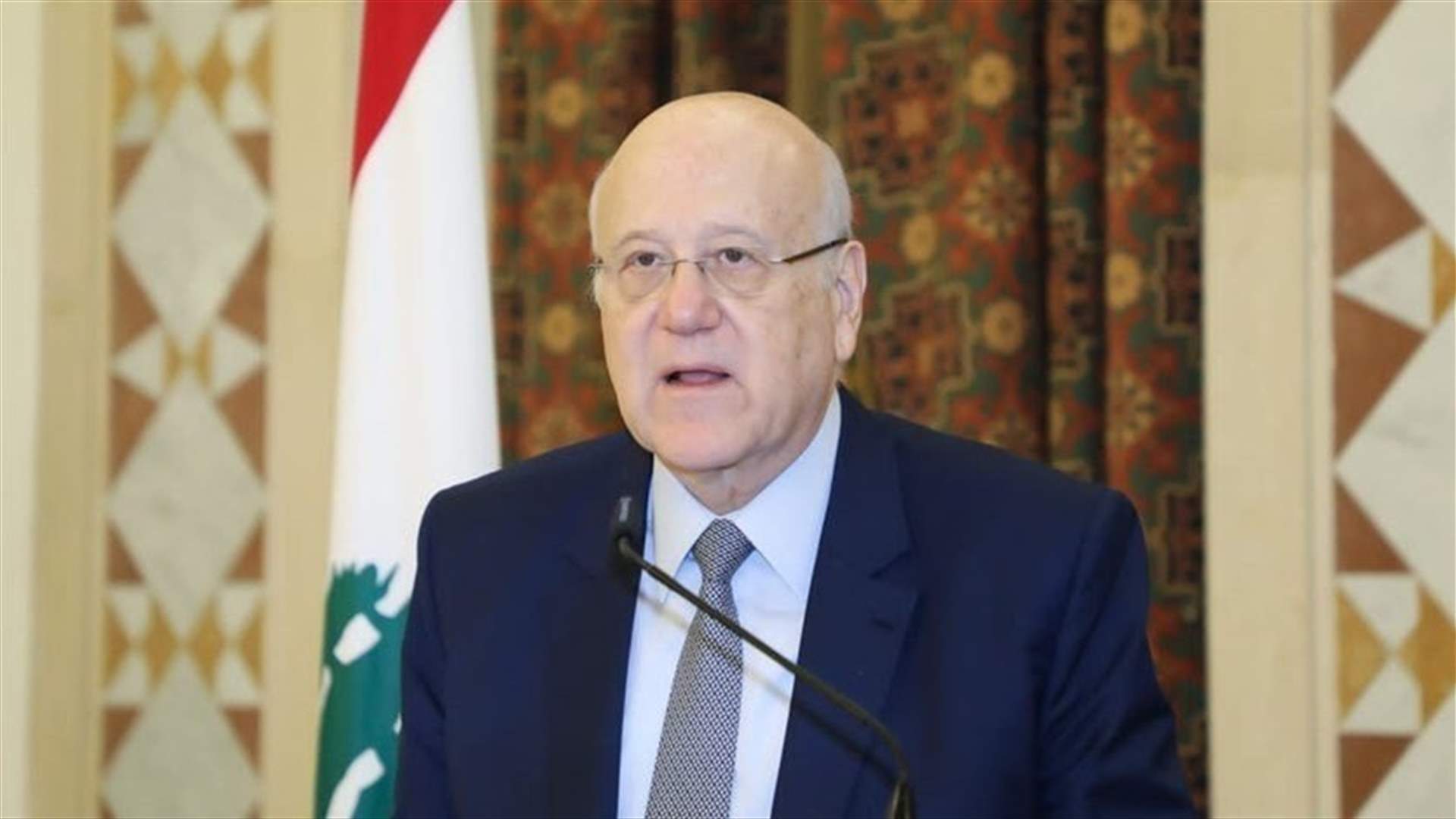 ميقاتي إستقبل بحصلي... وبحث في ملف الحاويات العالقة في مرفأ بيروت