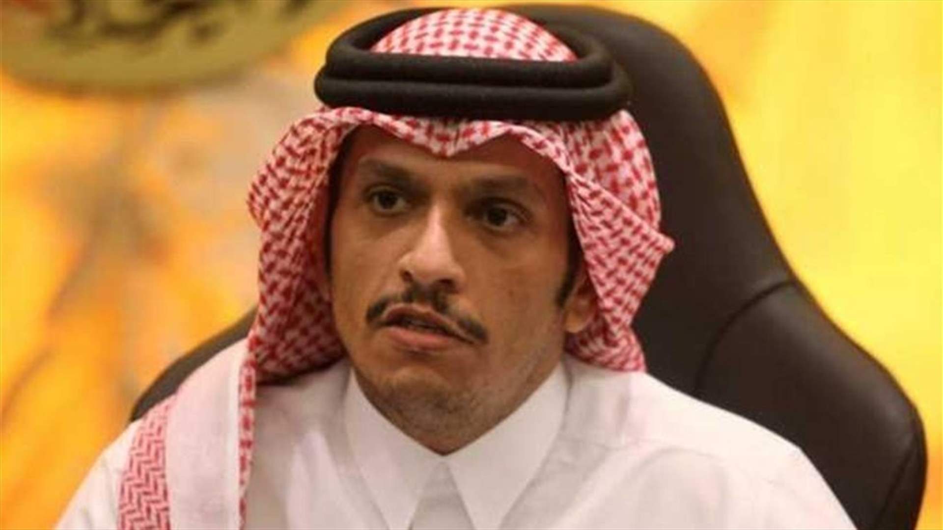 Qatari foreign minister arrives in Tehran