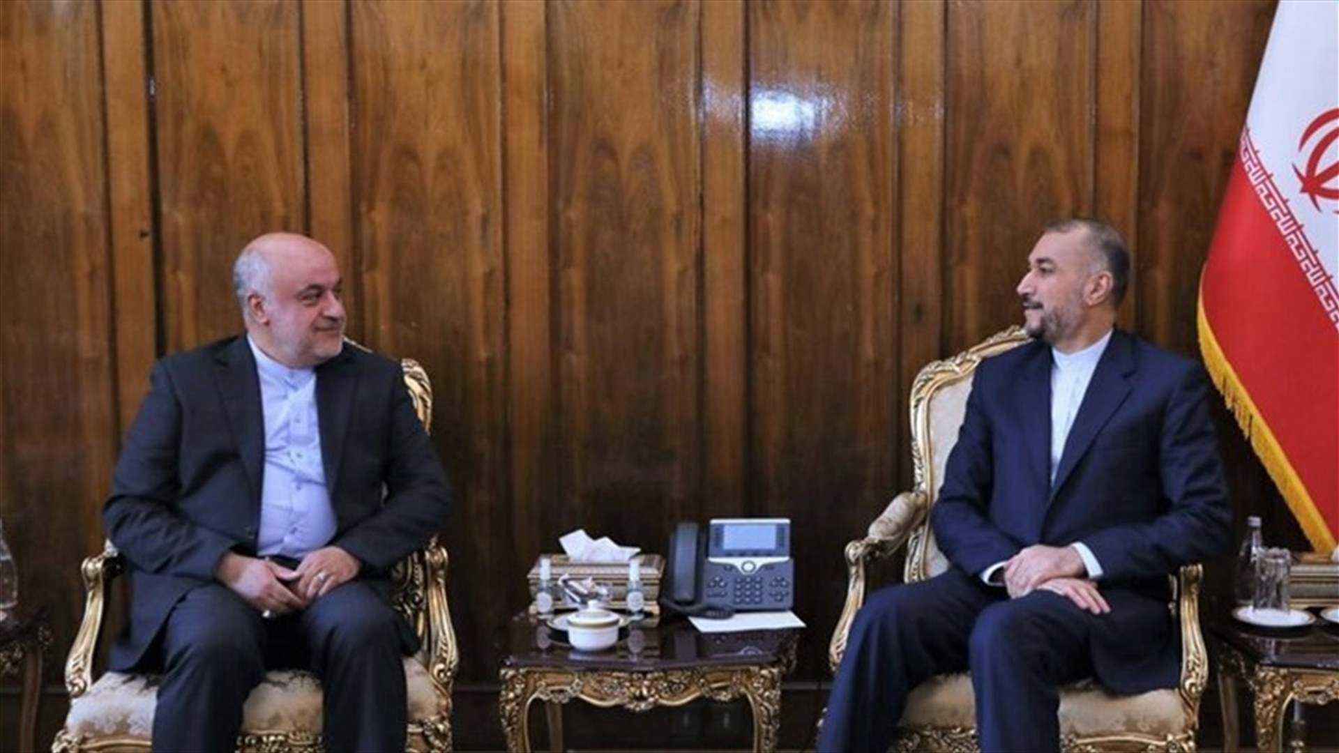 إجتماع بين السفير الإيراني الجديد في لبنان وعبد اللهيان...