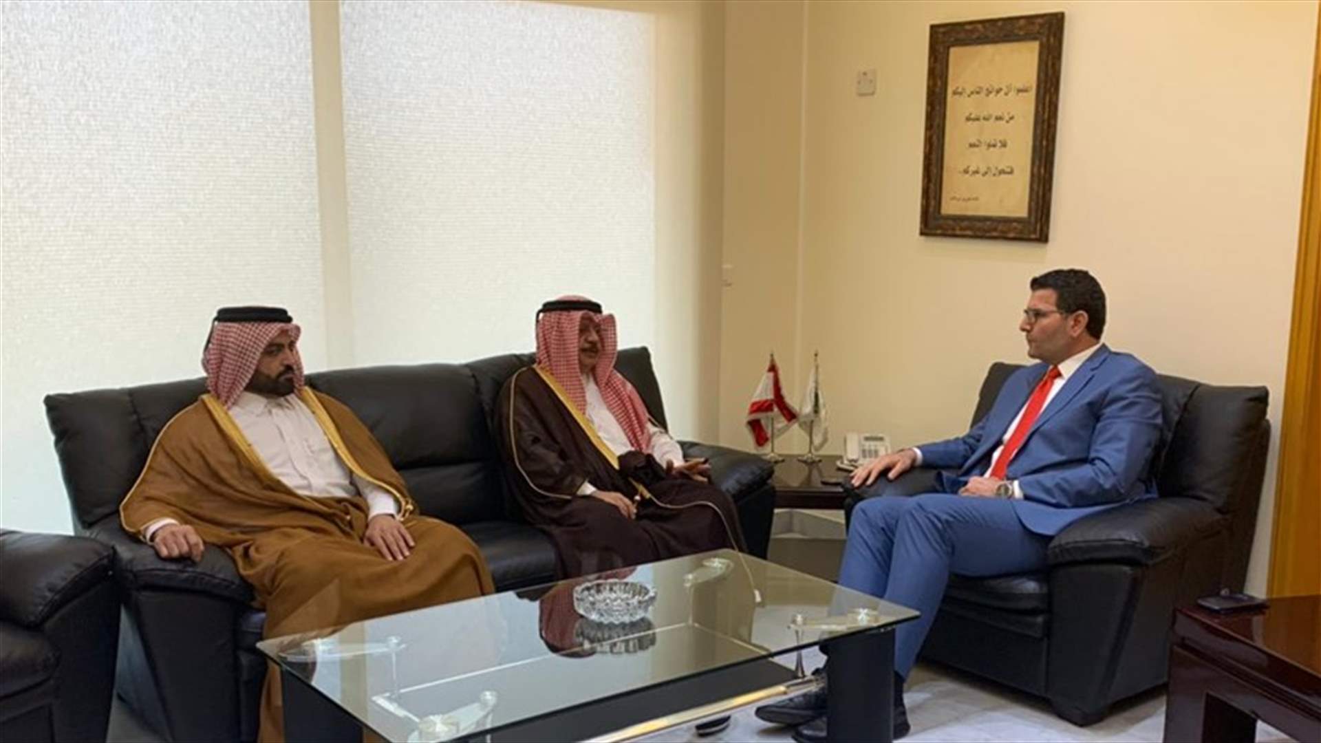 الحاج حسن إستقبل سفير قطر وأكد إلتزام وزارة الزراعة المعايير الدولية في التصدير