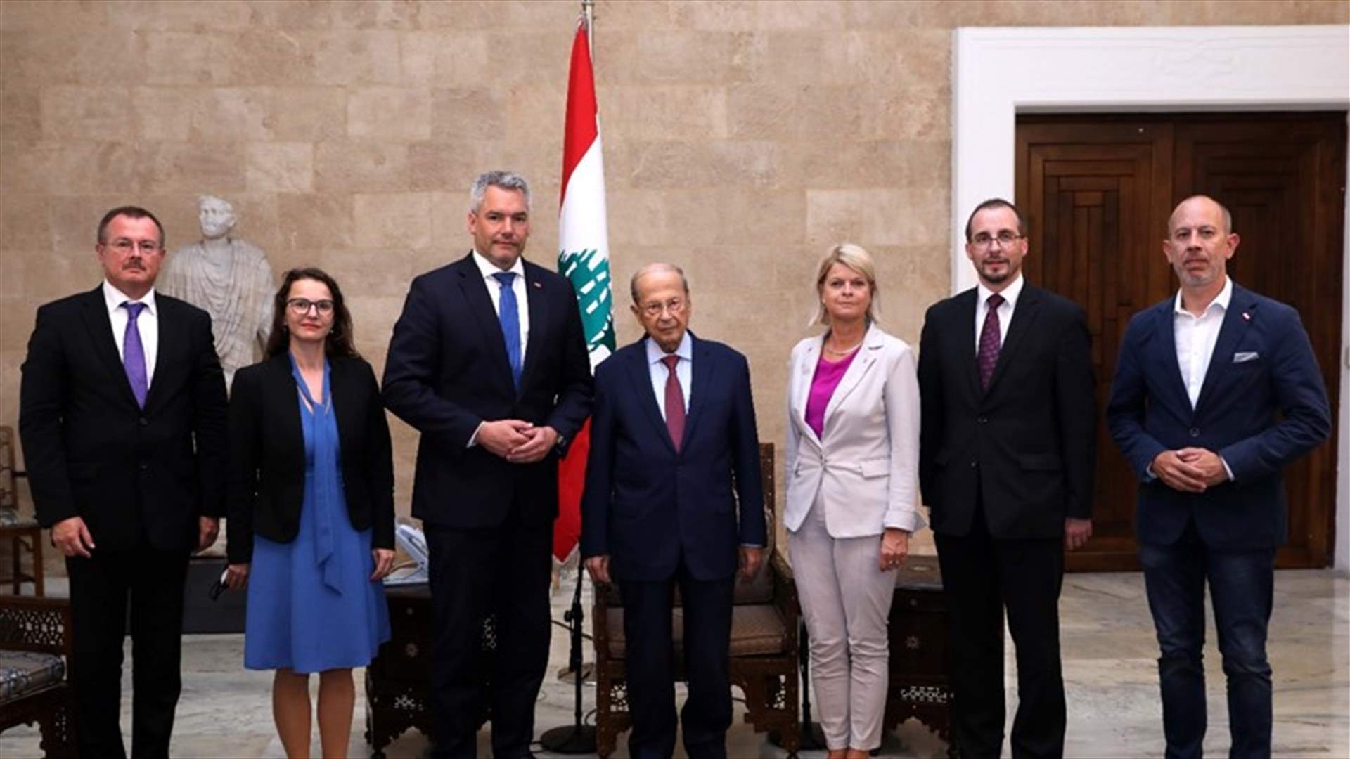 عون: لبنان متمسك بسيادته الكاملة وحقوقه في استثمار ثرواته الطبيعية كاستخراج النفط والغاز