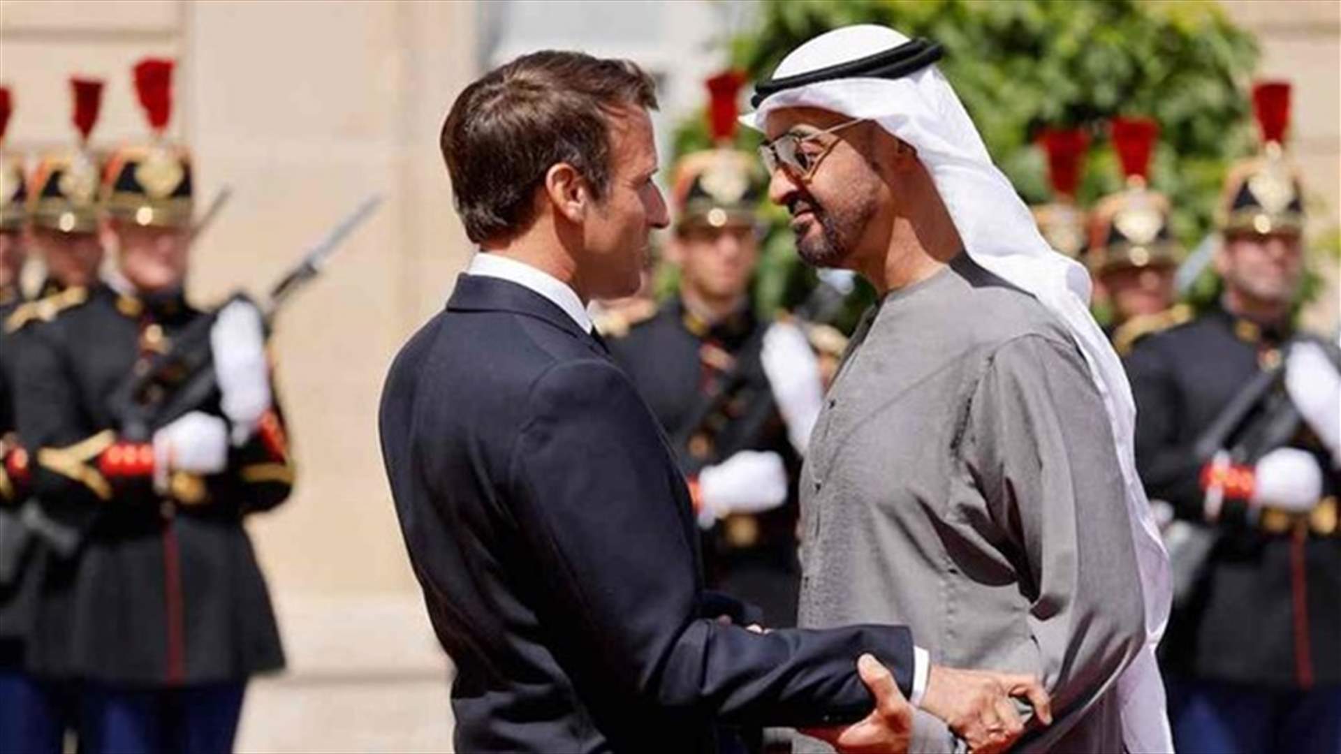 ماكرون يستقبل الرئيس الإماراتي لبحث الطاقة