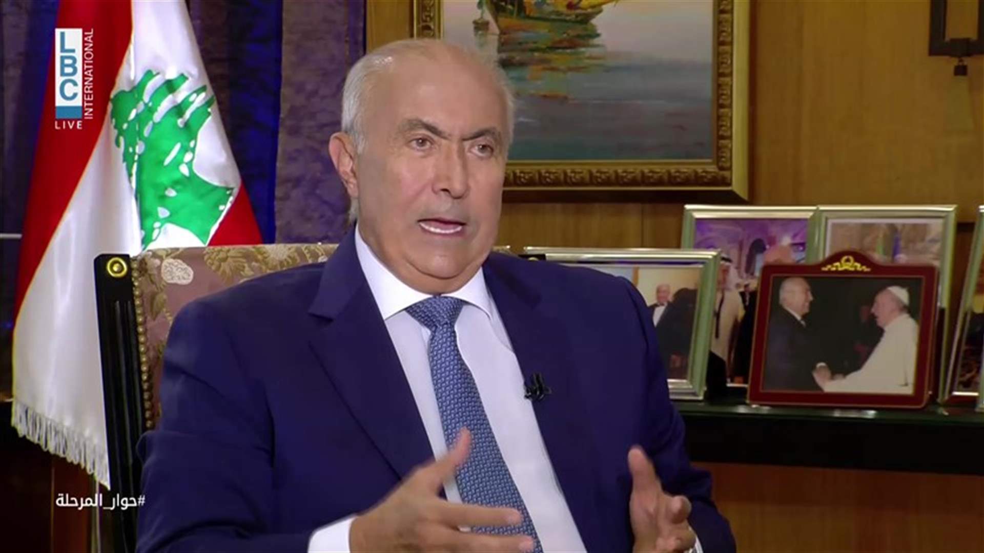 مخزومي لـ&quot;حوار المرحلة&quot;: نريد رئيساً إصلاحياً وتوافقياً ولدينا ككتلة تجدد خيارات عدة أولها قائد الجيش