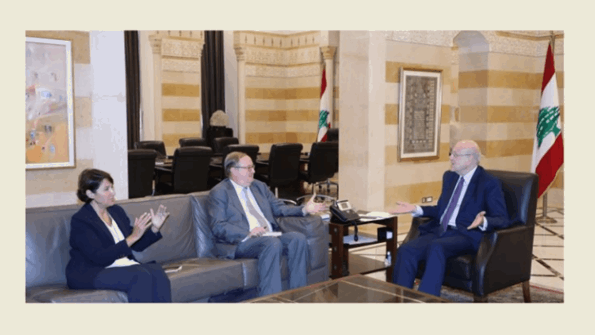 ميقاتي التقى دوكان: للمضي في ما تم التوافق عليه مع صندوق النقد