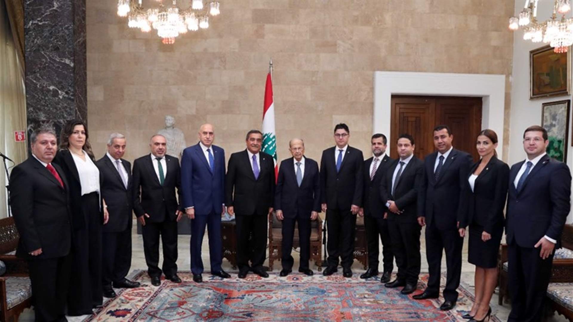 الرئيس عون للمجلس الجديد لنقابة خبراء المحاسبة: التدقيق الجنائي في مصرف لبنان لن يتوقف