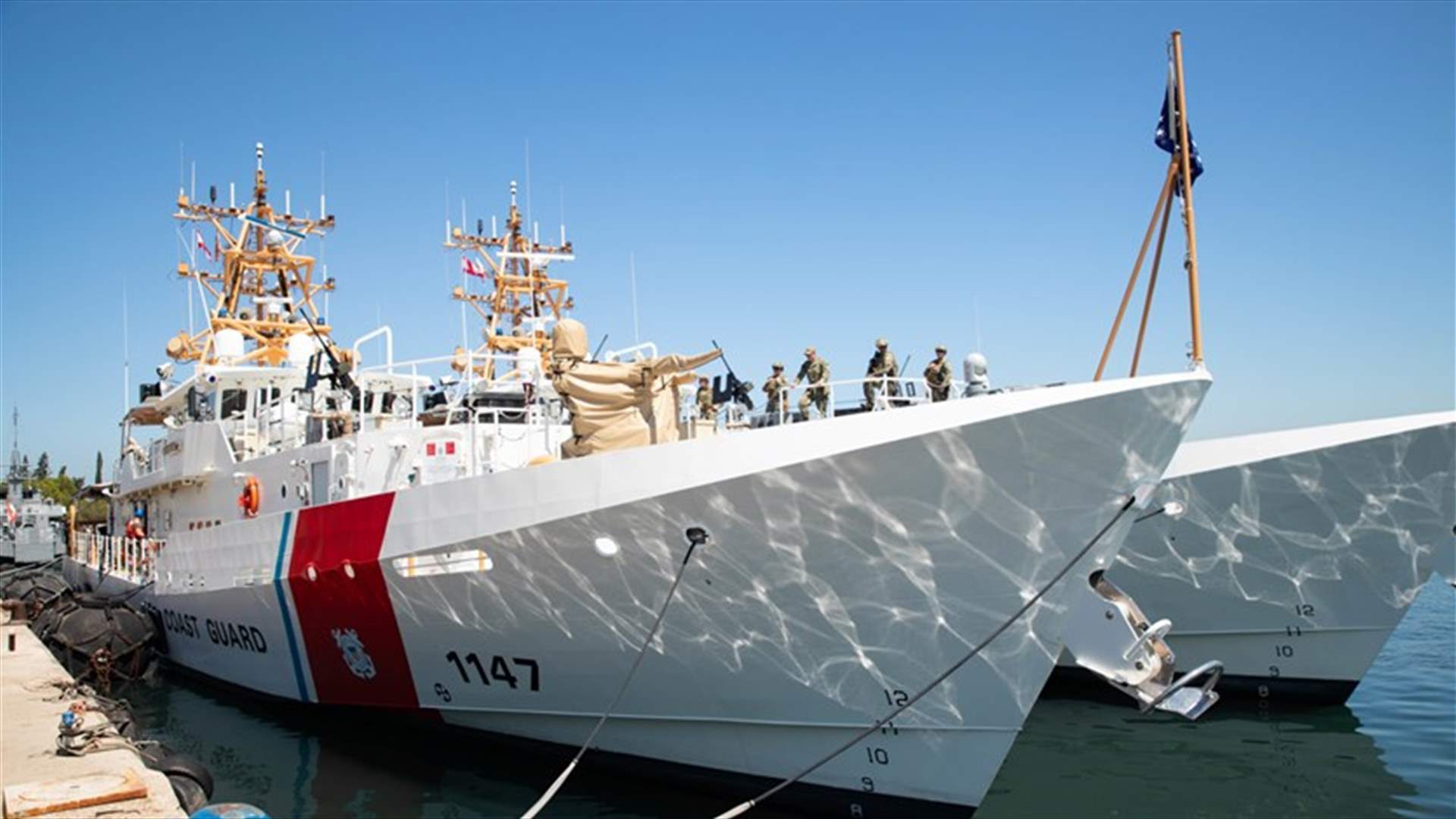 New Coast Guard cutters visit Lebanon for 1st Middle East stop