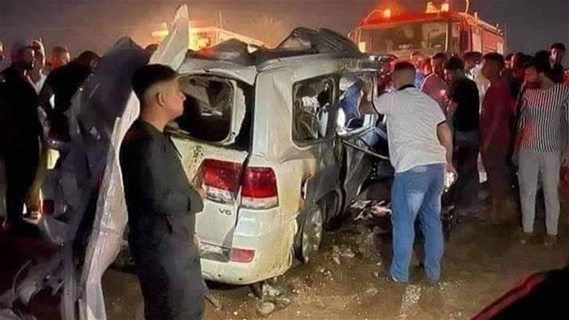 مقتل 12 شخصاً في حادث سير على طريق سريع جنوب بغداد