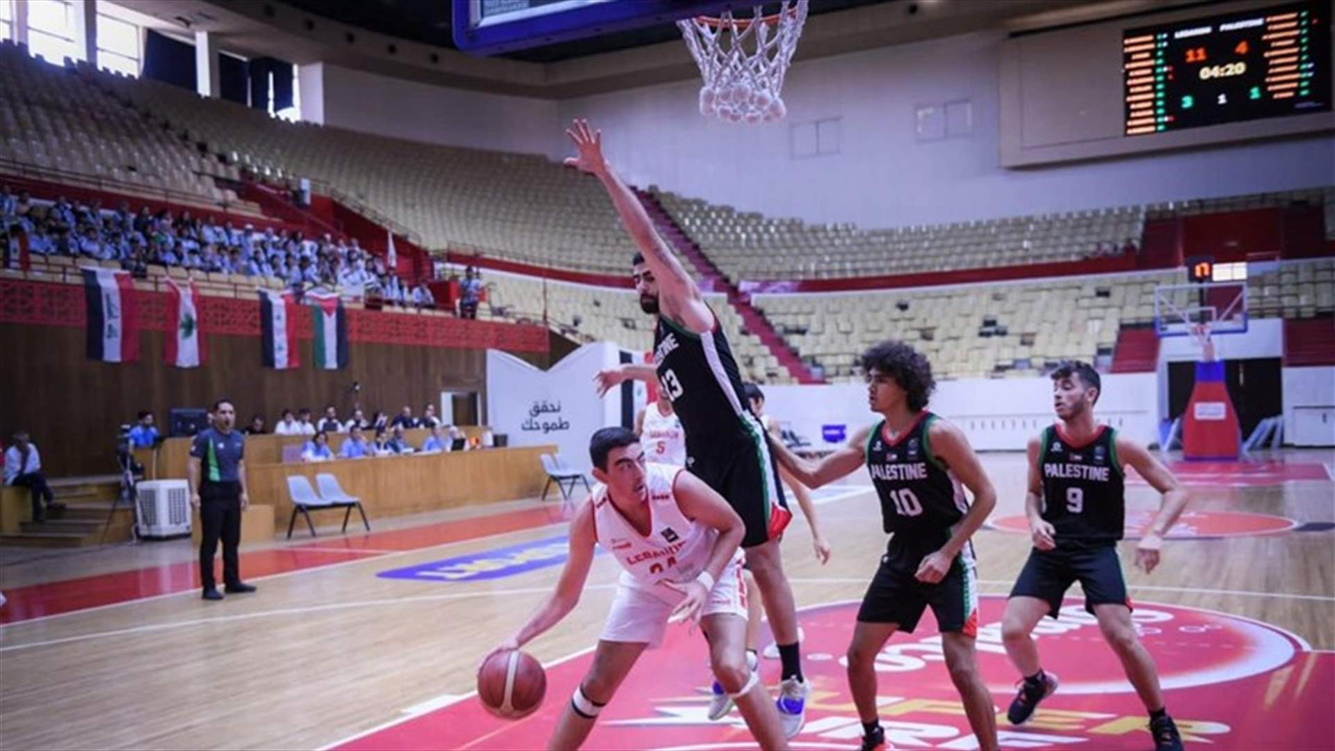 منتخب لبنان في كرة السلة لتحت الـ18 سنة يتأهل إلى نهائي بطولة غرب آسيا (صور)