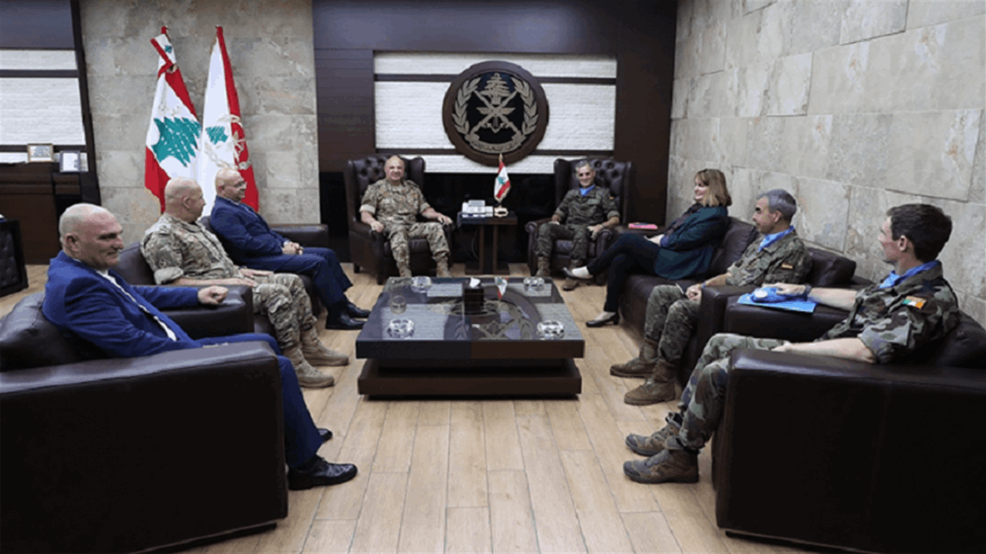 قائد الجيش استقبل لازارو... وهذا ما جرى بحثه