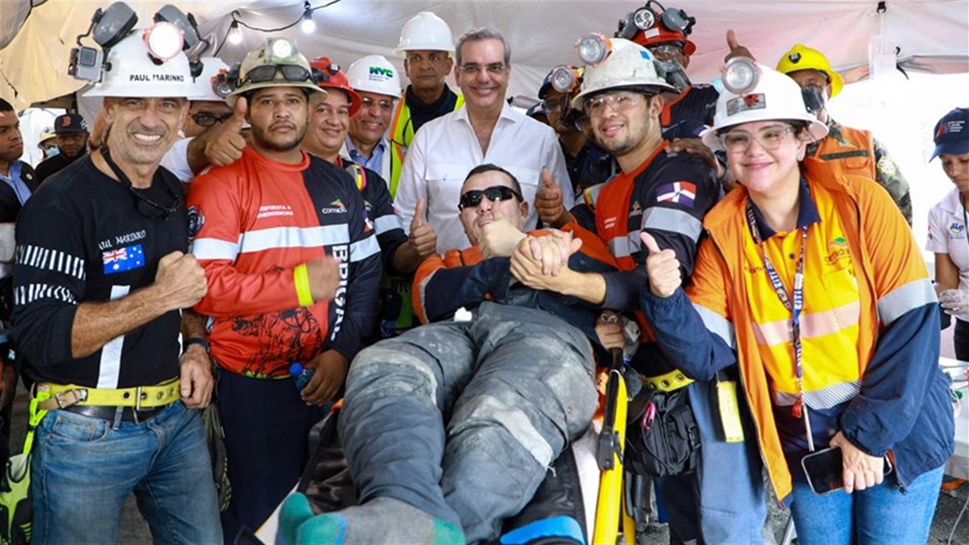 إنقاذ عاملَي مناجم في جمهورية الدومينيكان بعد 10 أيام تحت الأرض