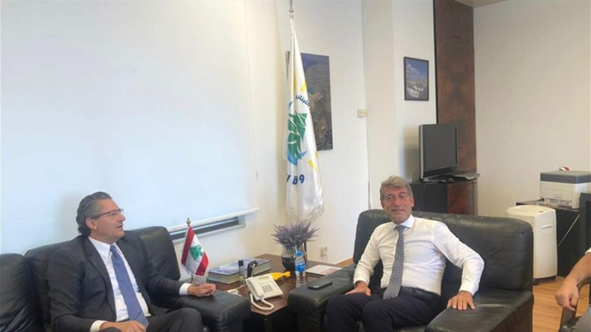 فياض إستقبل مدير وكالة MEDREG وبحثا في الإجراءات المطلوبة لتسهيل عمل الهيئة الناظمة ووزارة الطاقة مستقبلًا