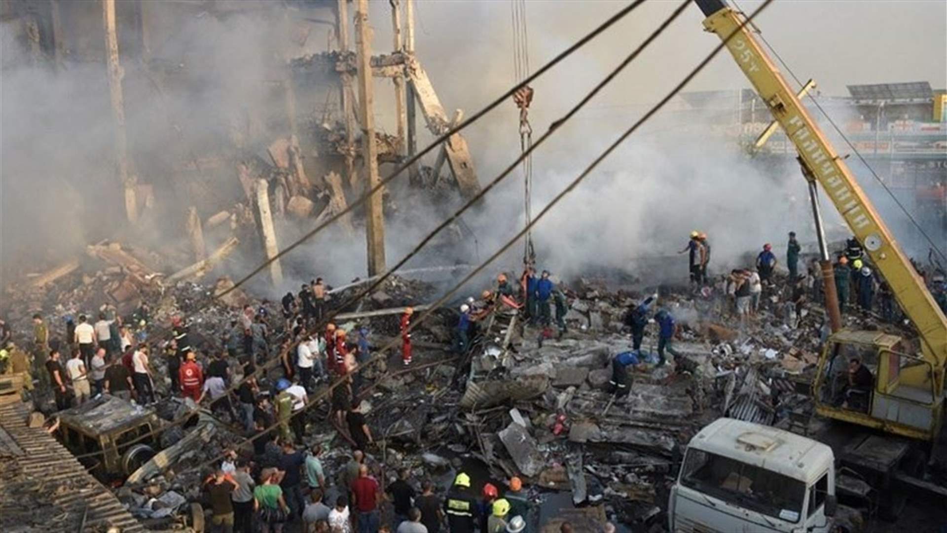 Armenian fireworks warehouse blast death toll rises to 16