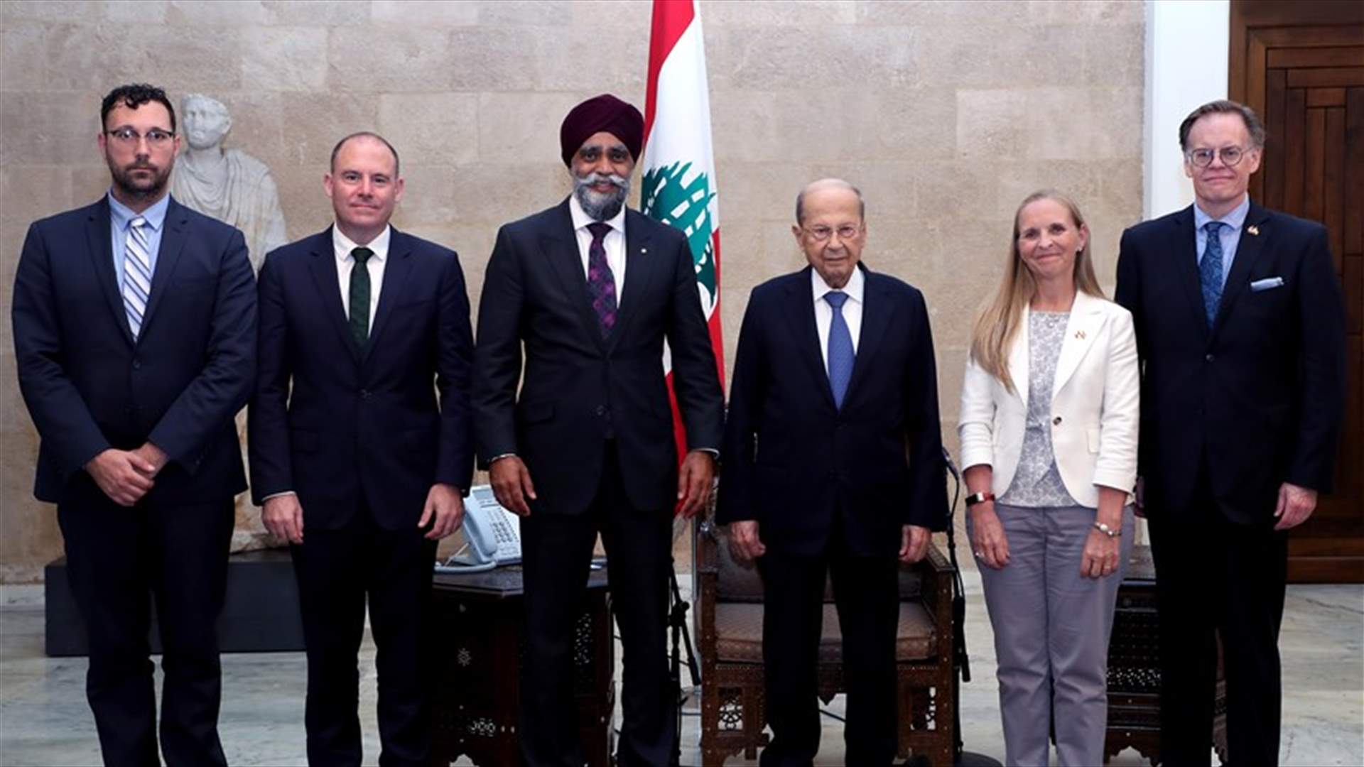 عون إستقبل وزير التنمية الدولية في كندا: سعي بعض الدول لدمج النازحين بمجتمعنا جريمة لن نقبل بها