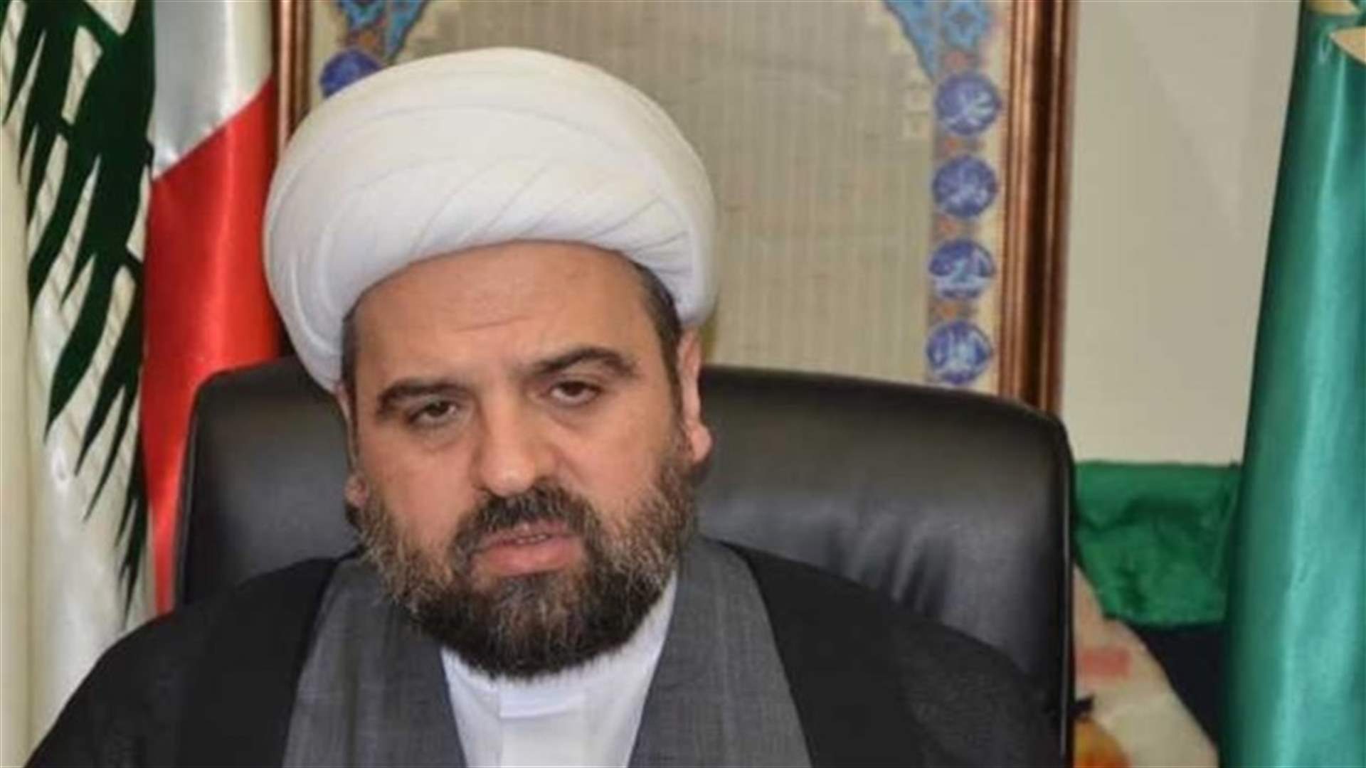 قبلان دعا الى إعلان حال طوارئ وطنية: لبنان مهدد بدولته وقطاعاته ووجوده