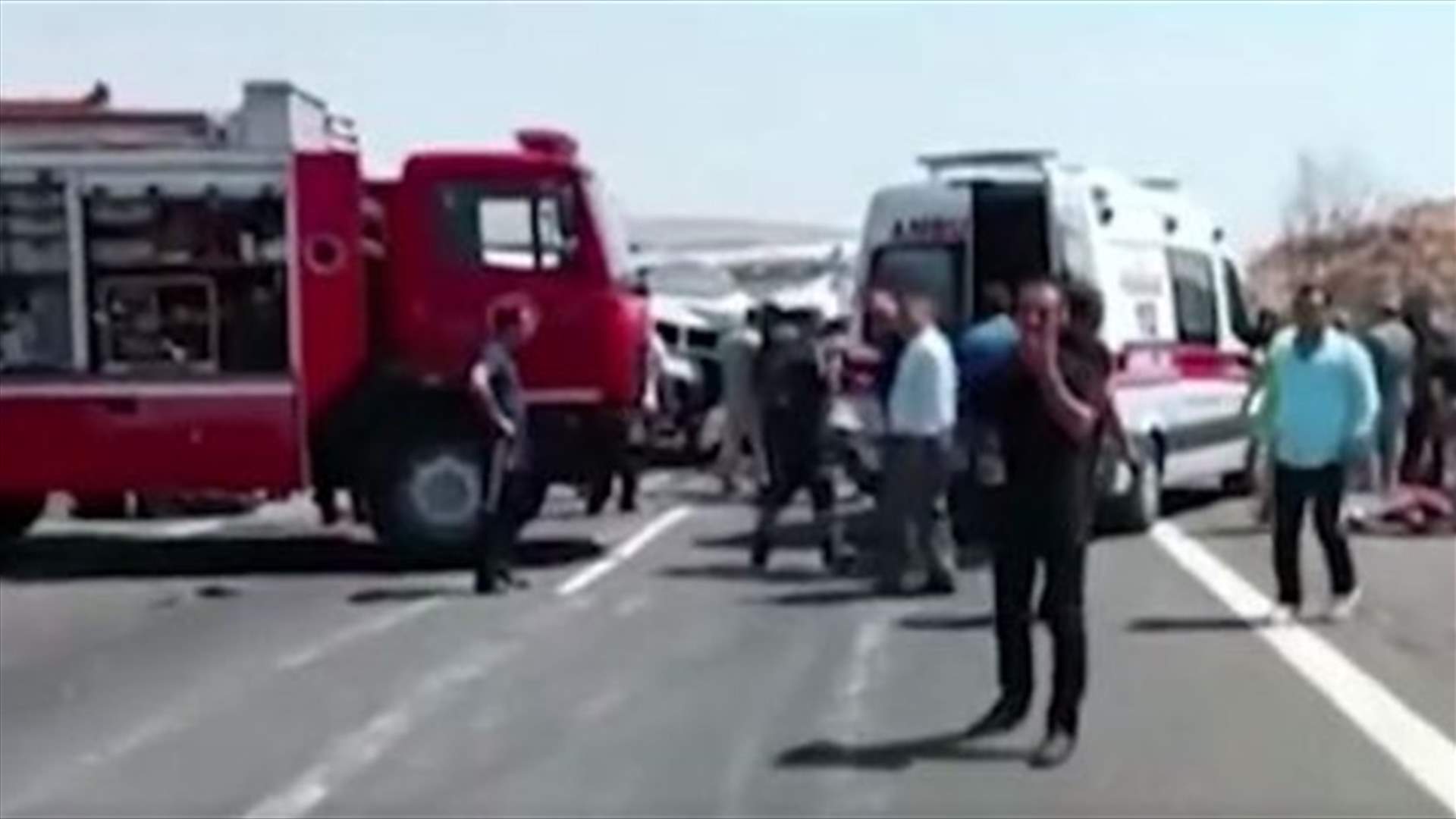16 قتيلا و21 جريحا في حادث سير في تركيا