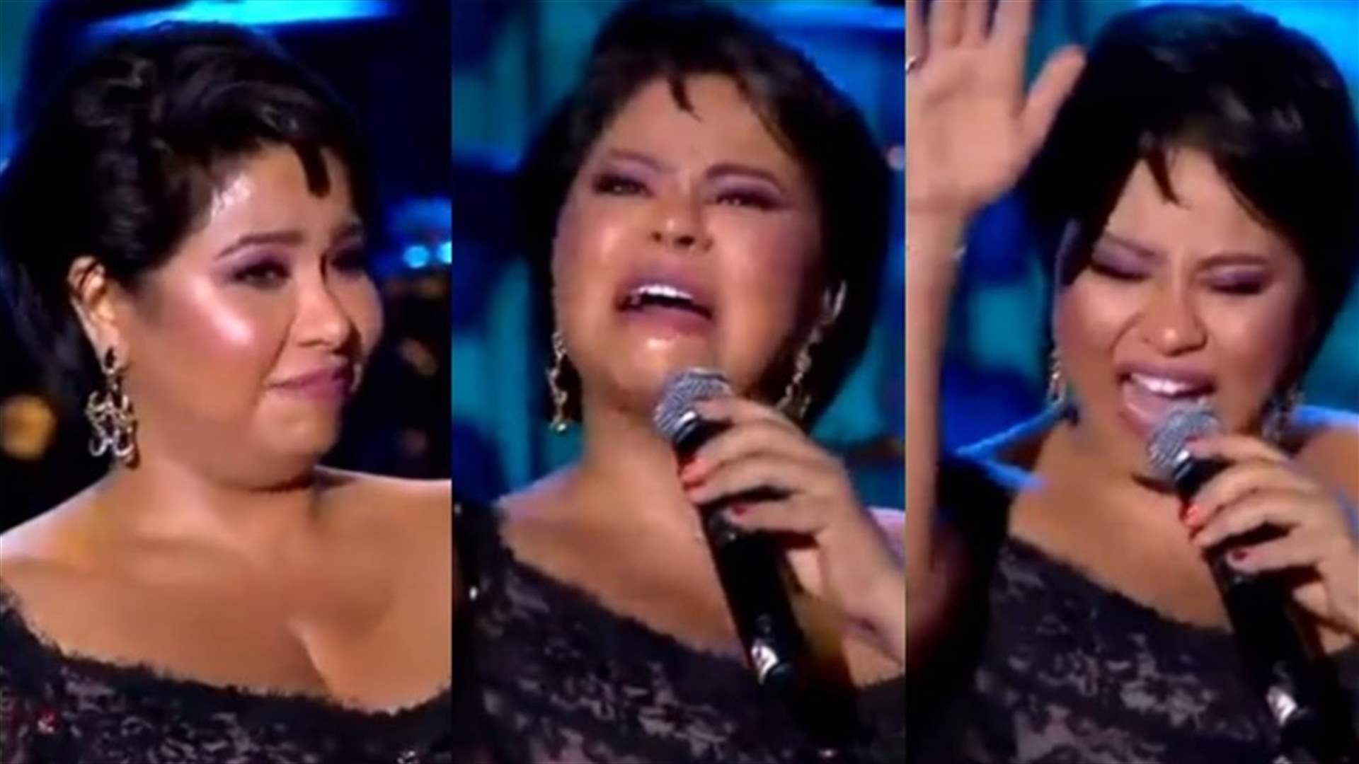 شيرين عبدالوهاب تلوّح بيدها باشمئزاز خلال غناء &quot;ايه يعني غرامك ودعني&quot; (فيديو)