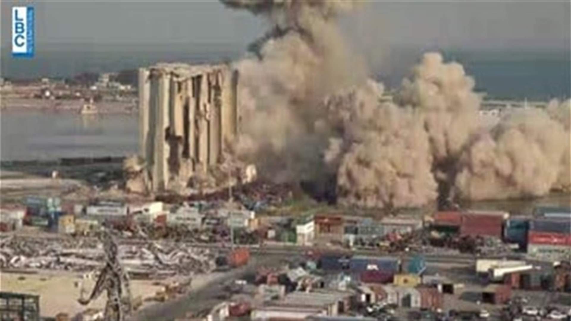 Northern part of Beirut Port silos has totally collapsed-[VIDEO]