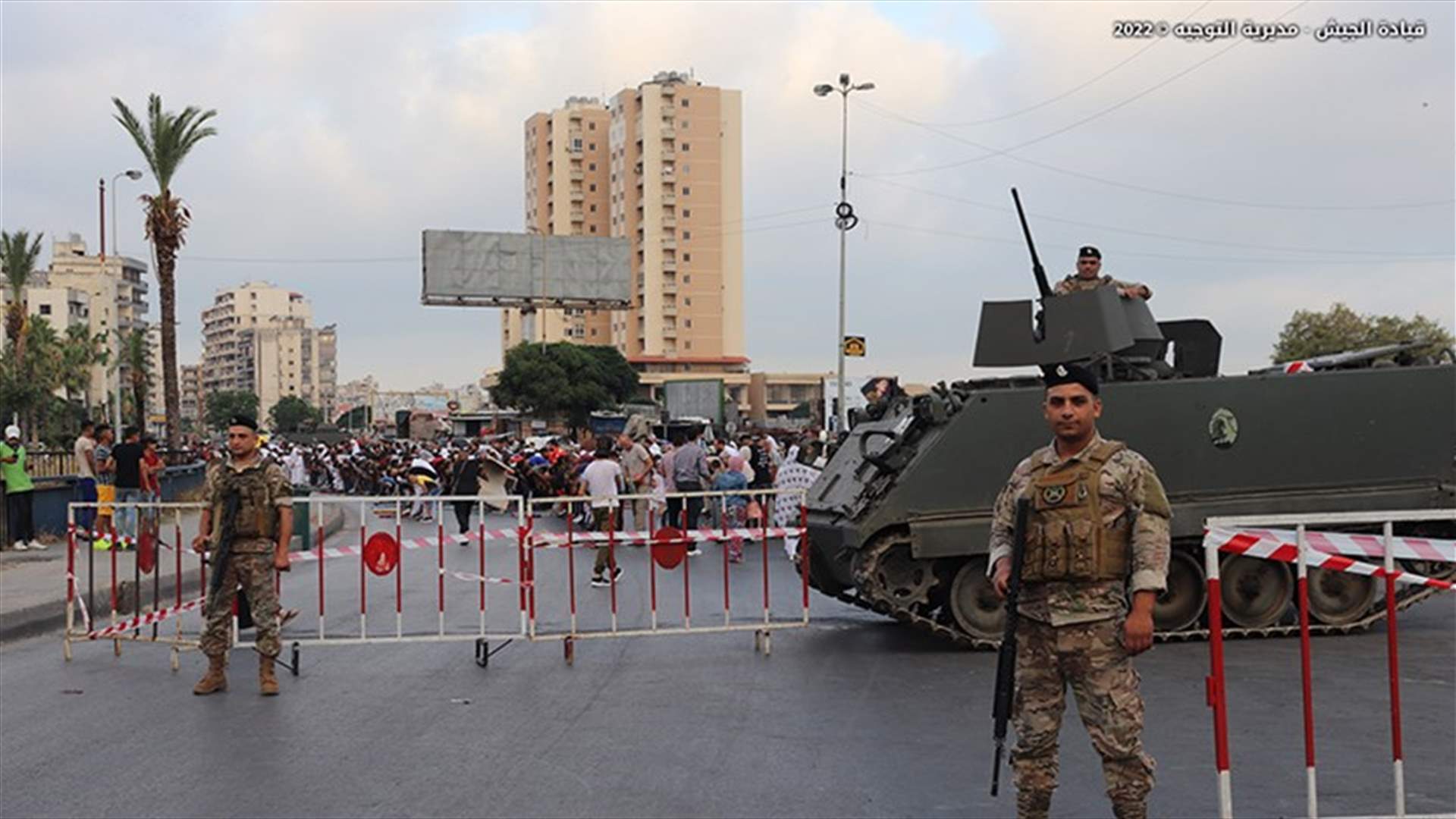 الجيش يعلن محصلة التدابير الأمنية خلال شهر تموز
