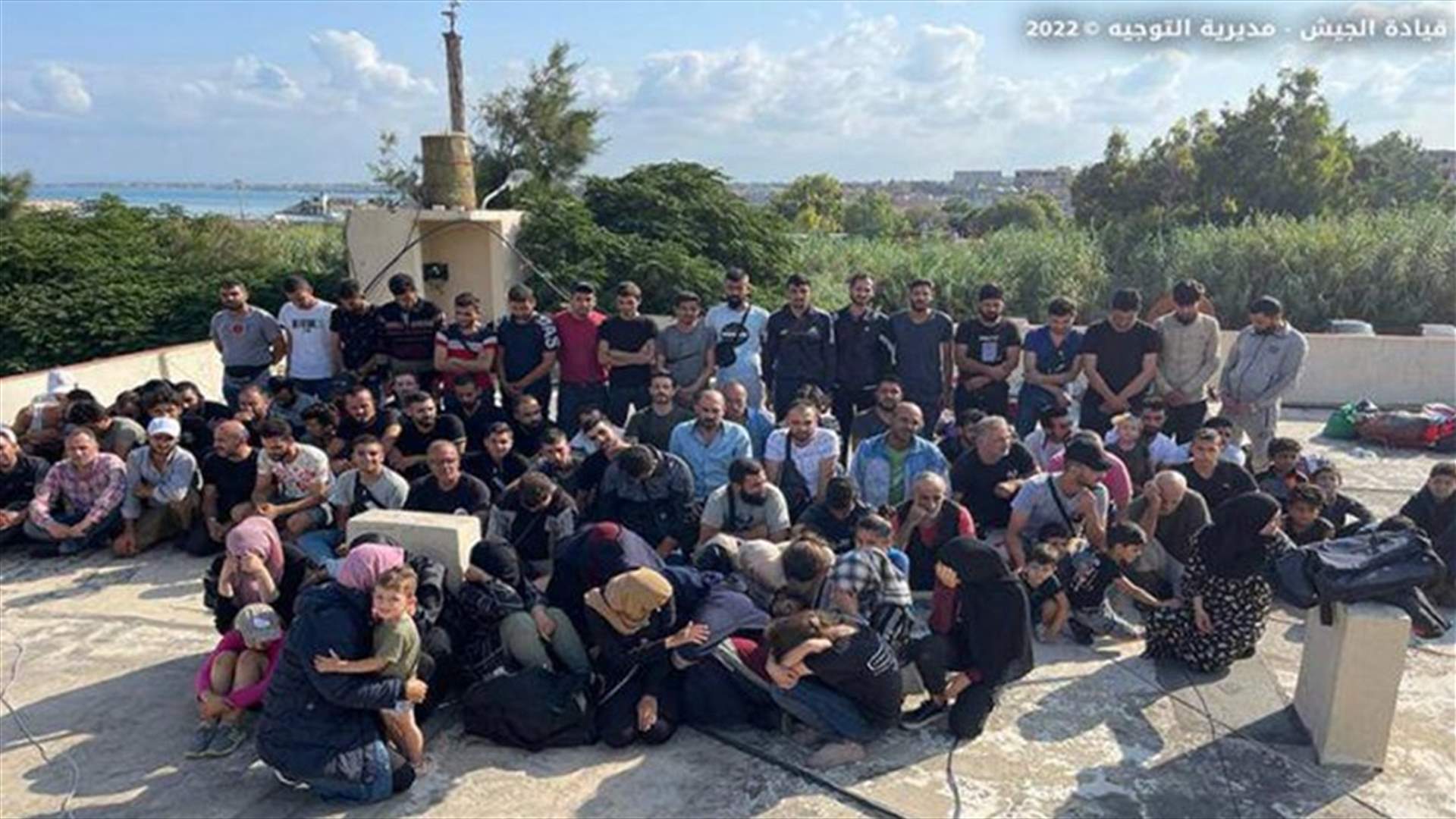الجيش يعلن توقيف 113 شخصاً لتحضيرهم لهجرة غير شرعية في البحر