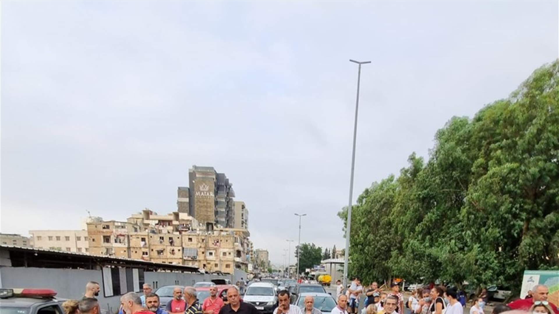إعتصام لأهالي الروضة - نيو روضة إحتجاجًا على استمرار إنقطاع المياه
