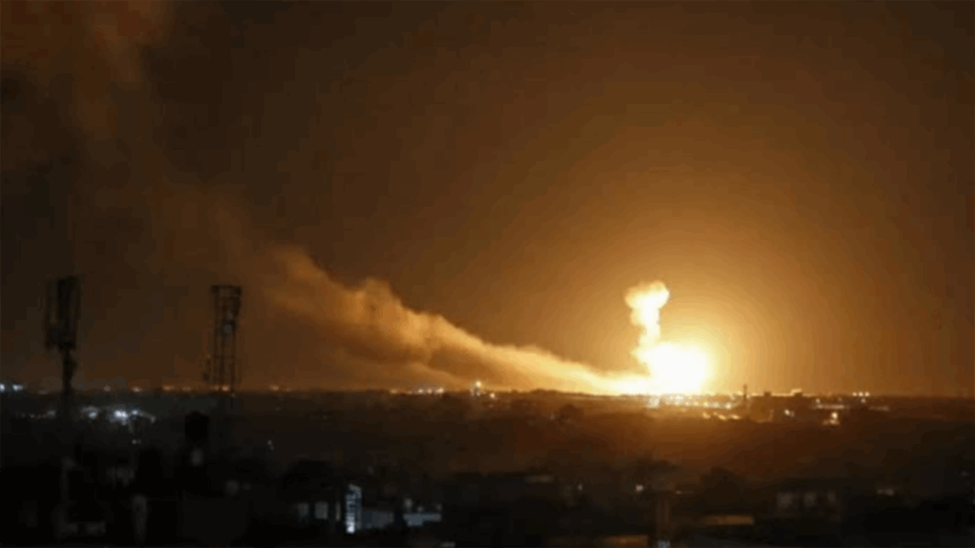 ضربات إسرائيلية على مطار حلب وريف دمشق