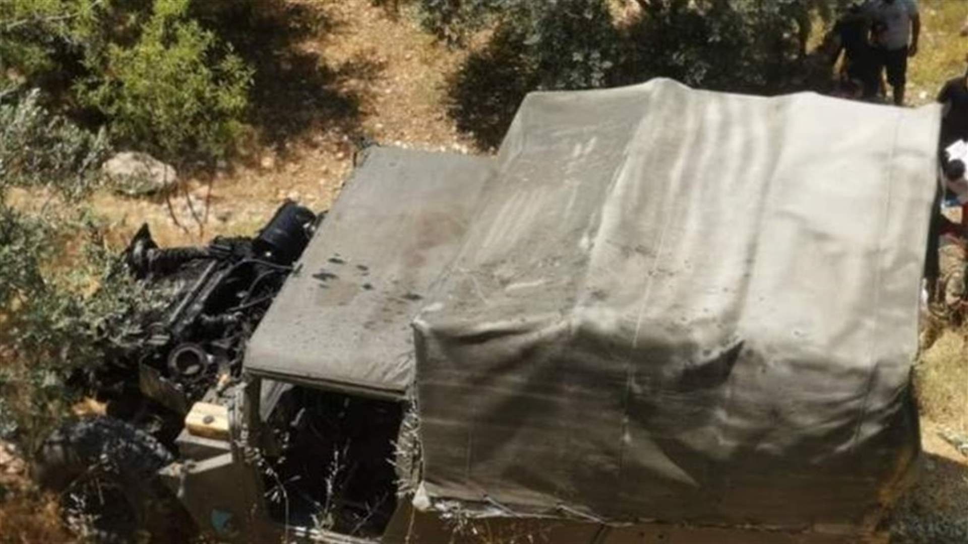 6 جرحى في انقلاب الية عسكرية في جرود الضنية