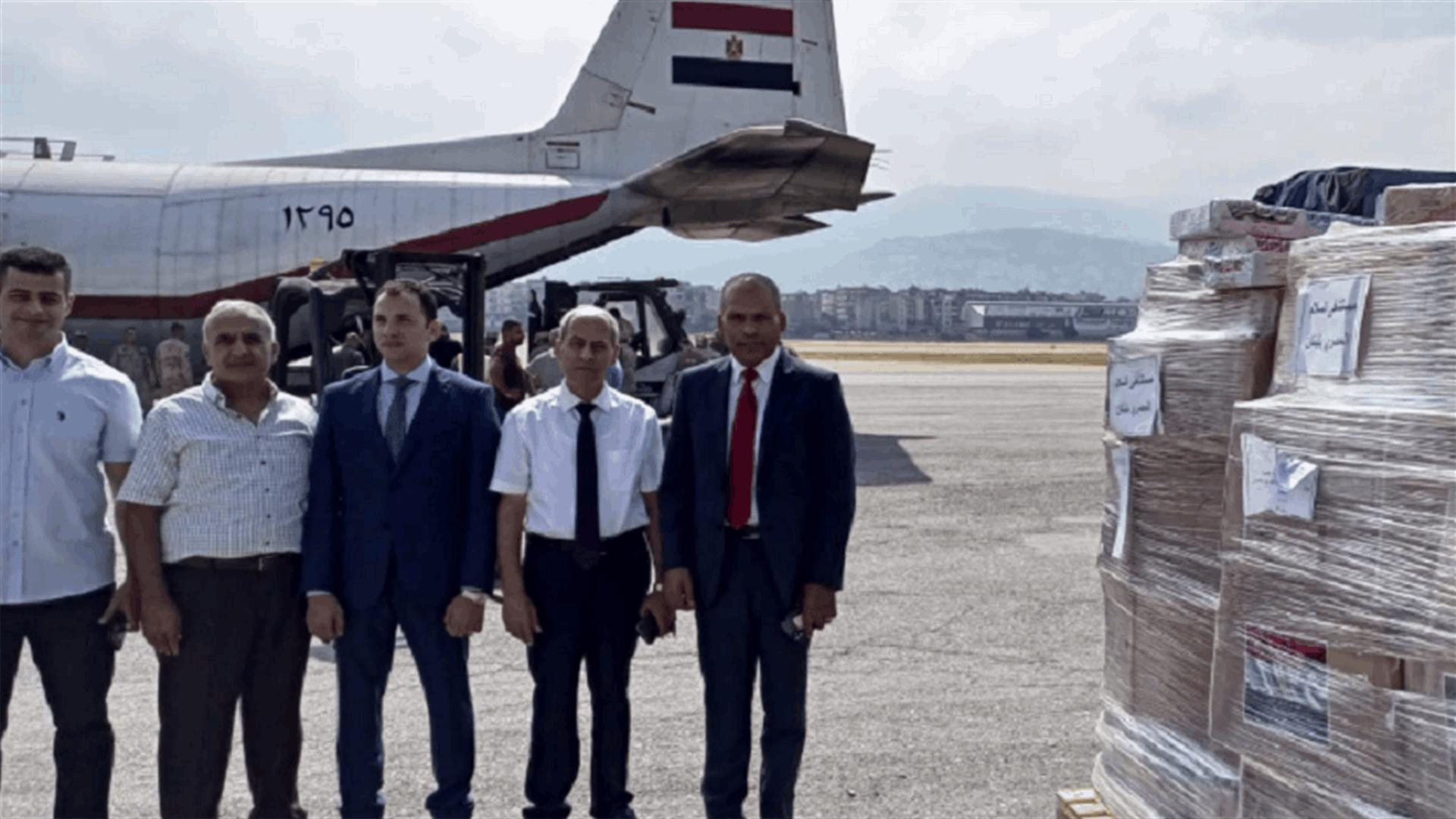 خير واكب عملية تبديل الطاقم الطبي للمستشفى الميداني المصري في حرش بيروت واستلام أدوات طبية