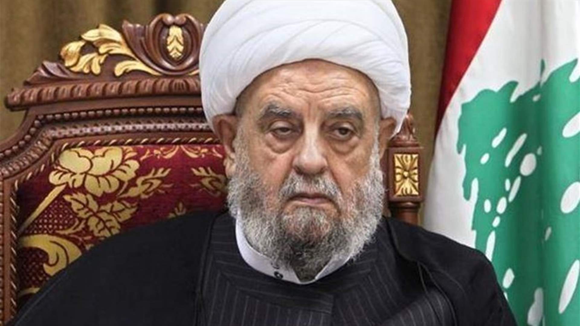 احتفال تأبيني لمناسبة الذكرى السنوية الأولى لرحيل الشيخ عبد الأمير قبلان