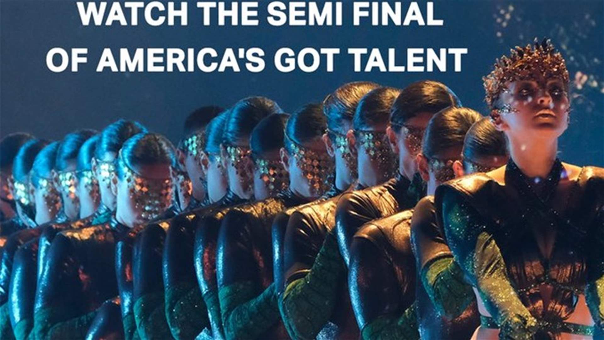 بدء اعادة الحلقة المميزة للمرحلة نصف النهائية من برنامج America&#39;s Got Talent مترجمة مع العرض الباهر لفرقة مياس عبر شاشة الـ LBCI والموقع الالكتروني عبر هذا الرابط https://www.lbcgroup.tv/live/ar