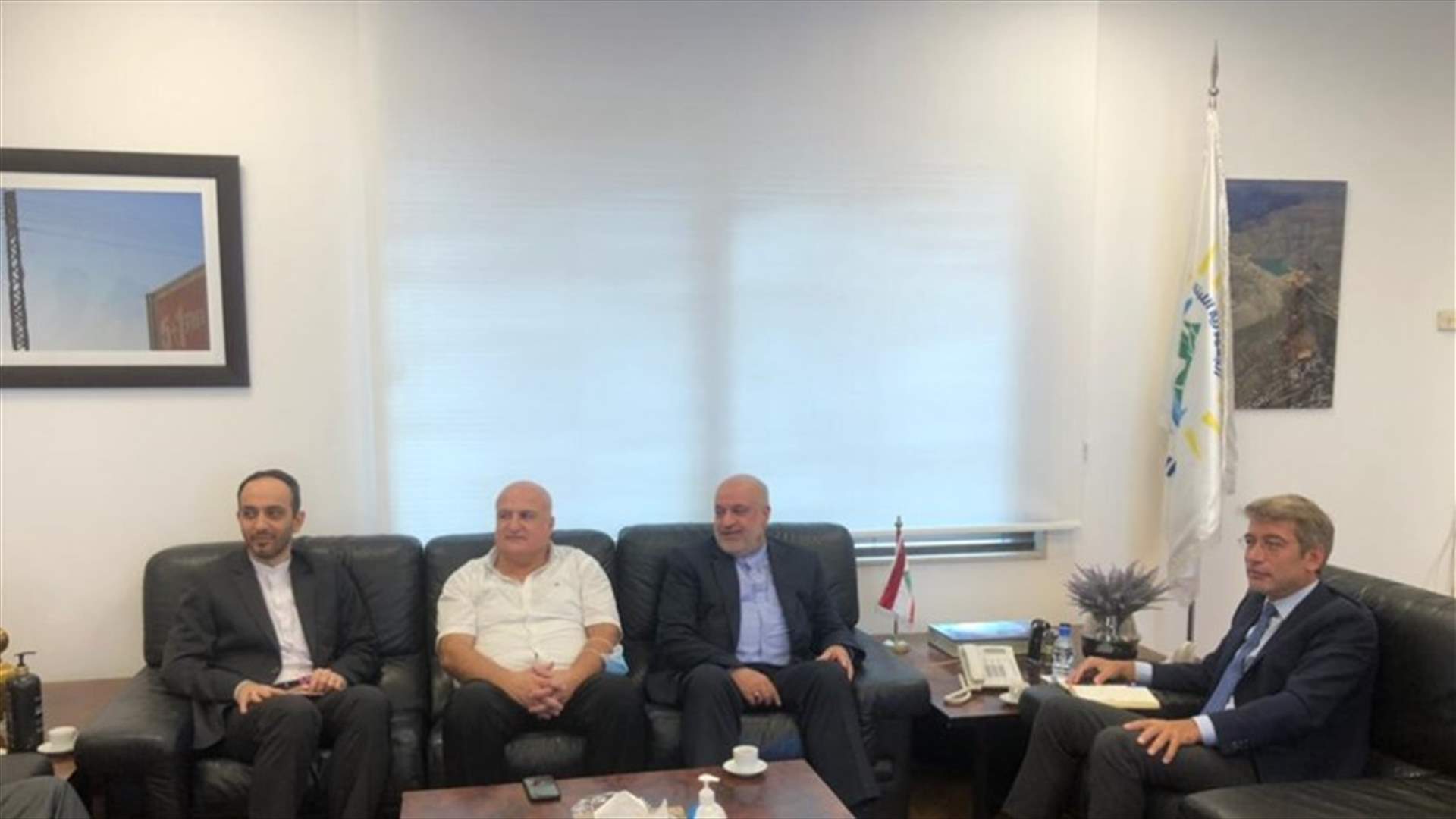 Fayyad meets the Iranian Ambassador to Lebanon