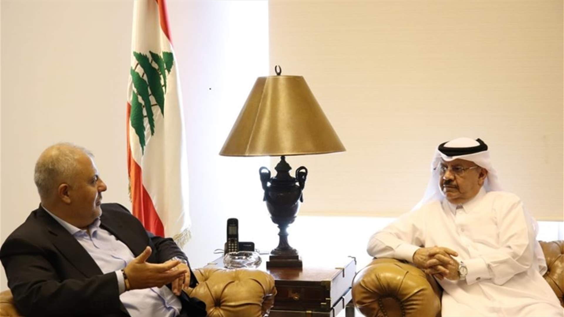 محافظ بيروت بحث مع السفير القطري في مذكرة التفاهم بين وزارة الصحة وصندوق قطر للتنمية حول إنشاء مبنى جديد لمستشفى بيروت في الكرنتينا