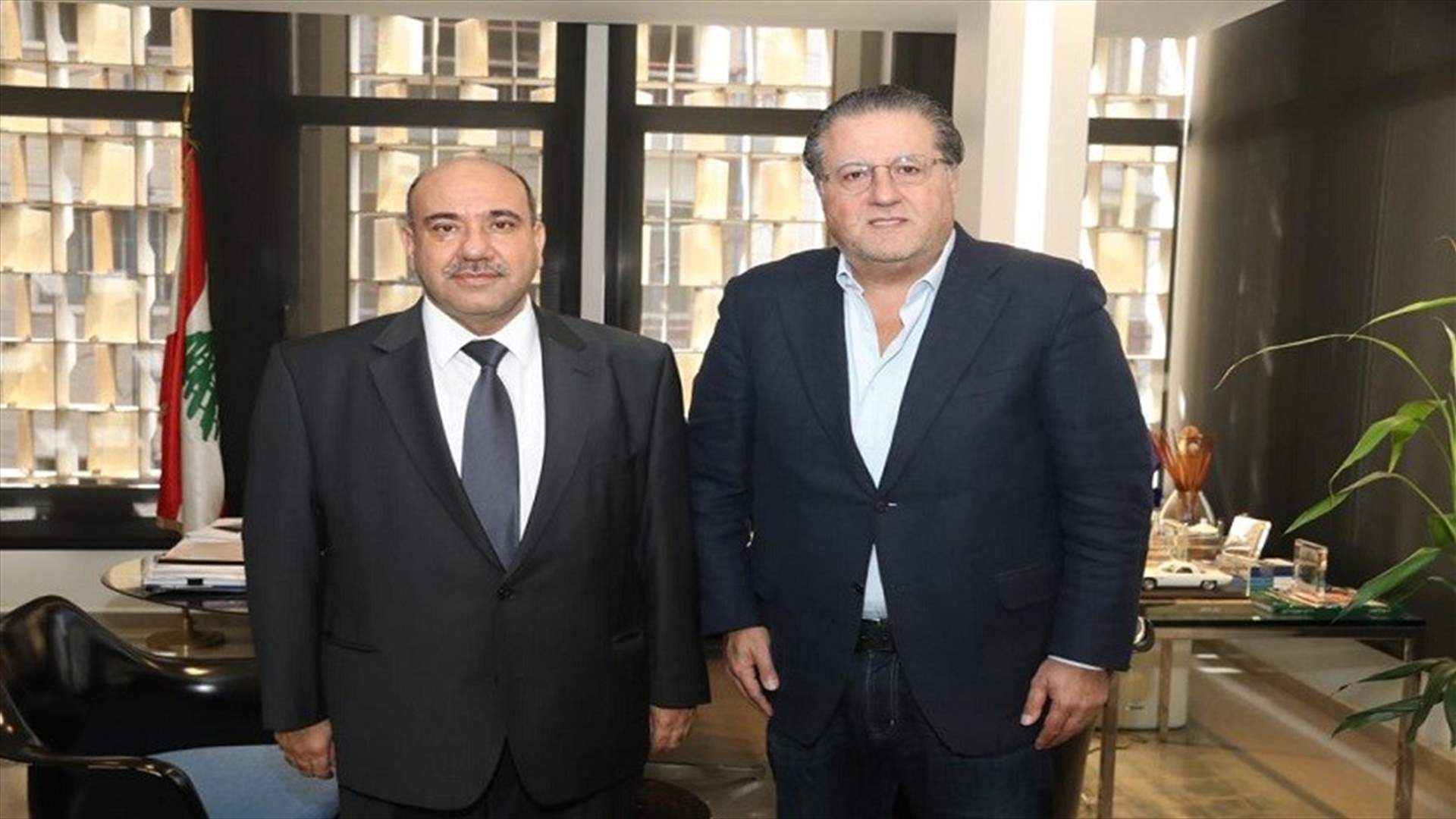 شقير يبحث مع سفير الأردن سبل تنمية العلاقات الإقتصادية الثنائية