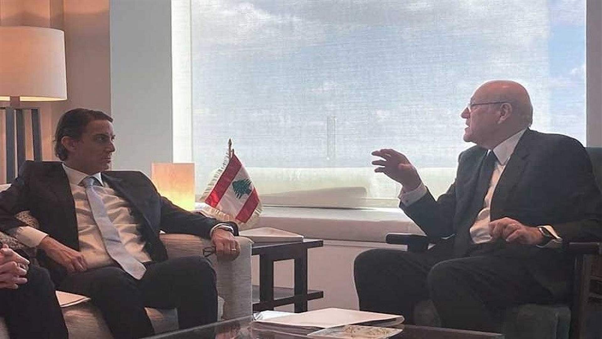 Mikati meets US mediator Amos Hochstein in New York