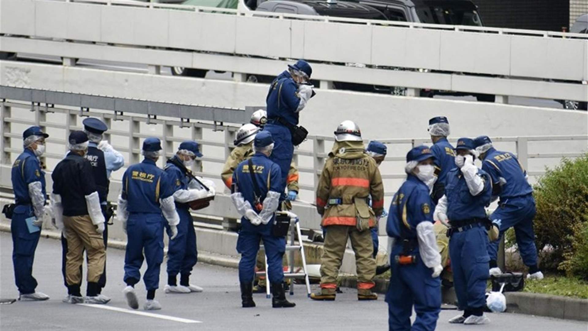 Japanese man sets himself on fire in apparent protest at former PM's state funeral
