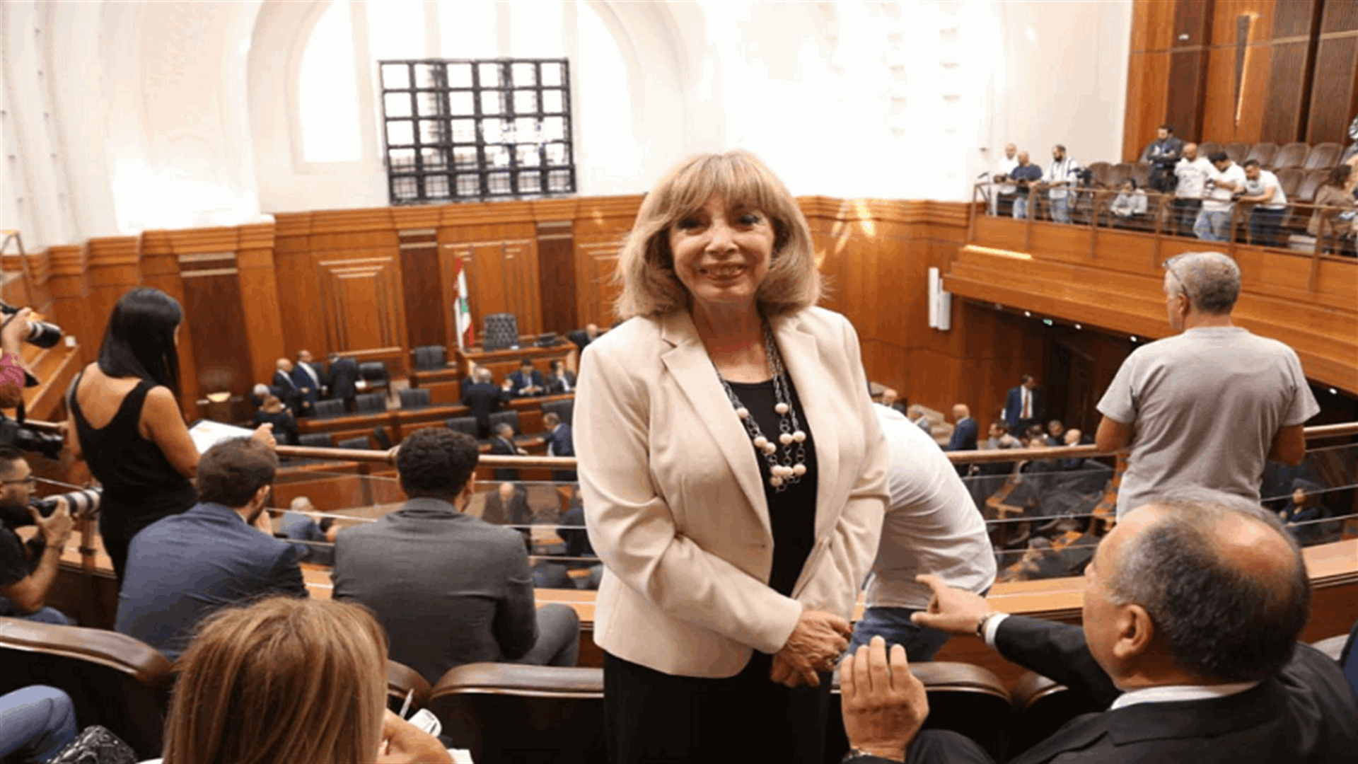 مي الريحاني حضرت أولى جلسات انتخاب رئيس للجمهورية: ما حصل أمر متفق عليه