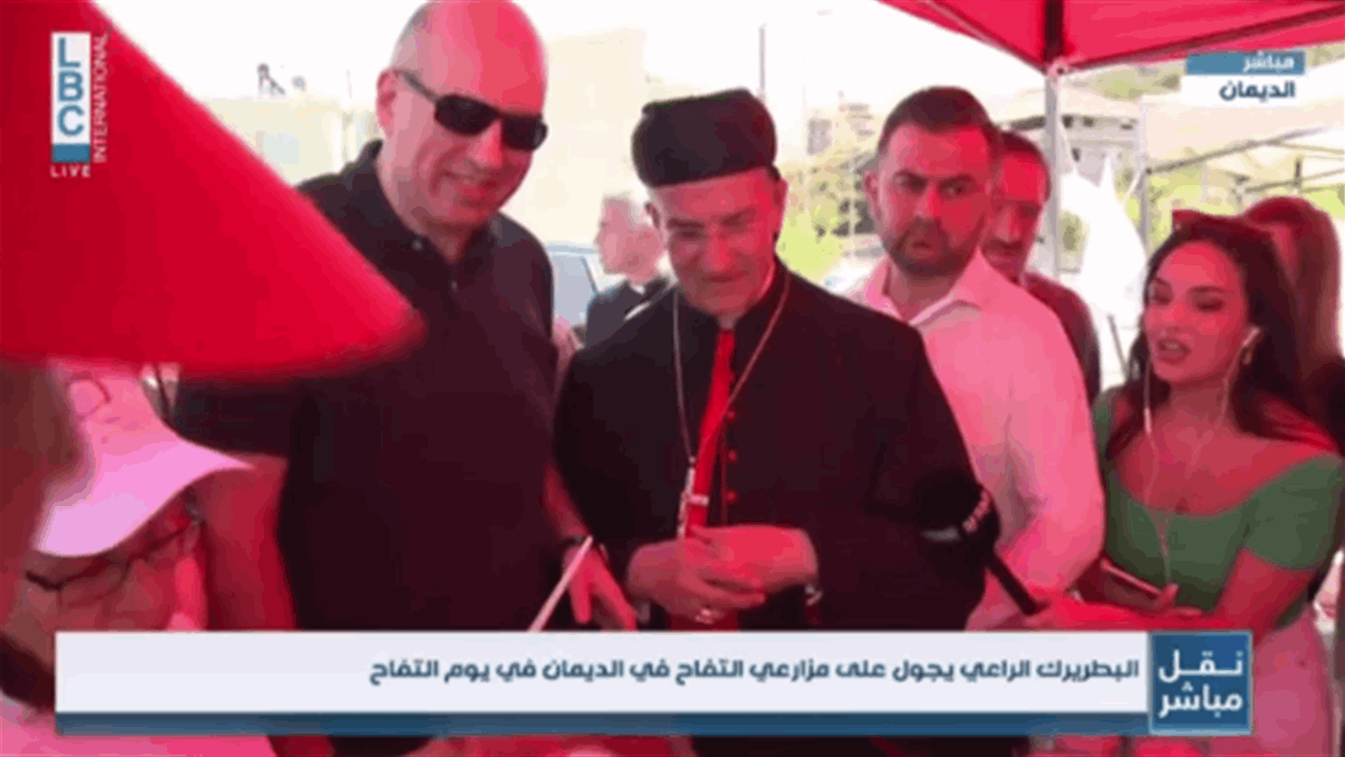 جولة للراعي ولحود على مزارعي التفاح في الديمان والمناطق المجاورة (فيديو)