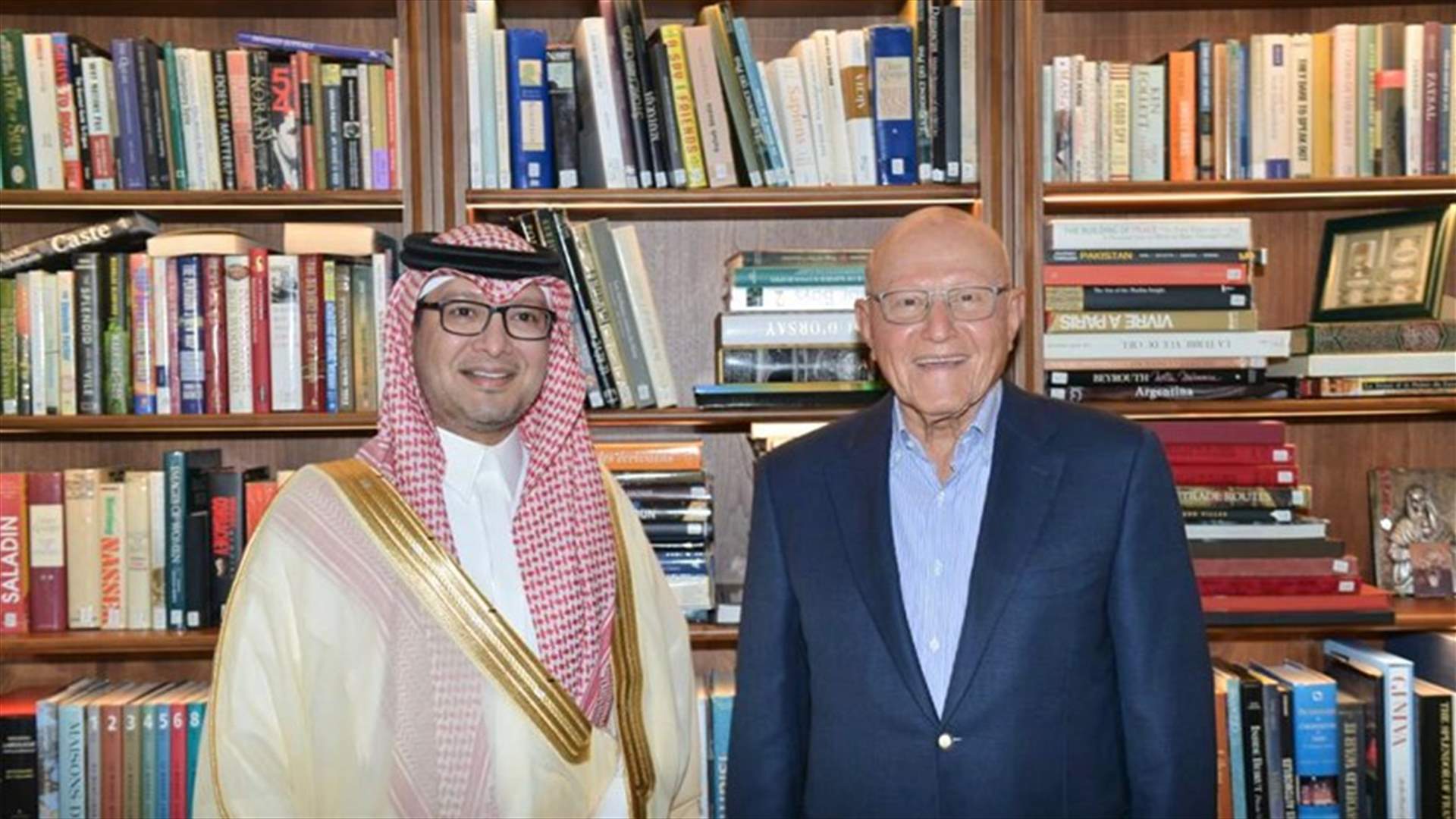 لقاء بين سلام والبخاري: تأكيد على حرص المملكة على إنجاز الاستحقاقات الدستورية في مواعيدها