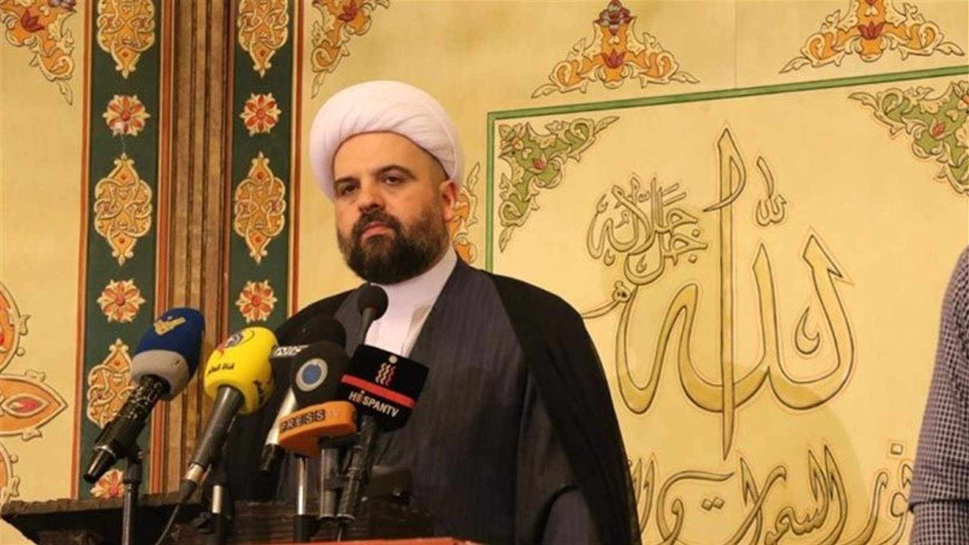 المفتي قبلان :الإنقاذ الرئاسي ضرورة وطنية