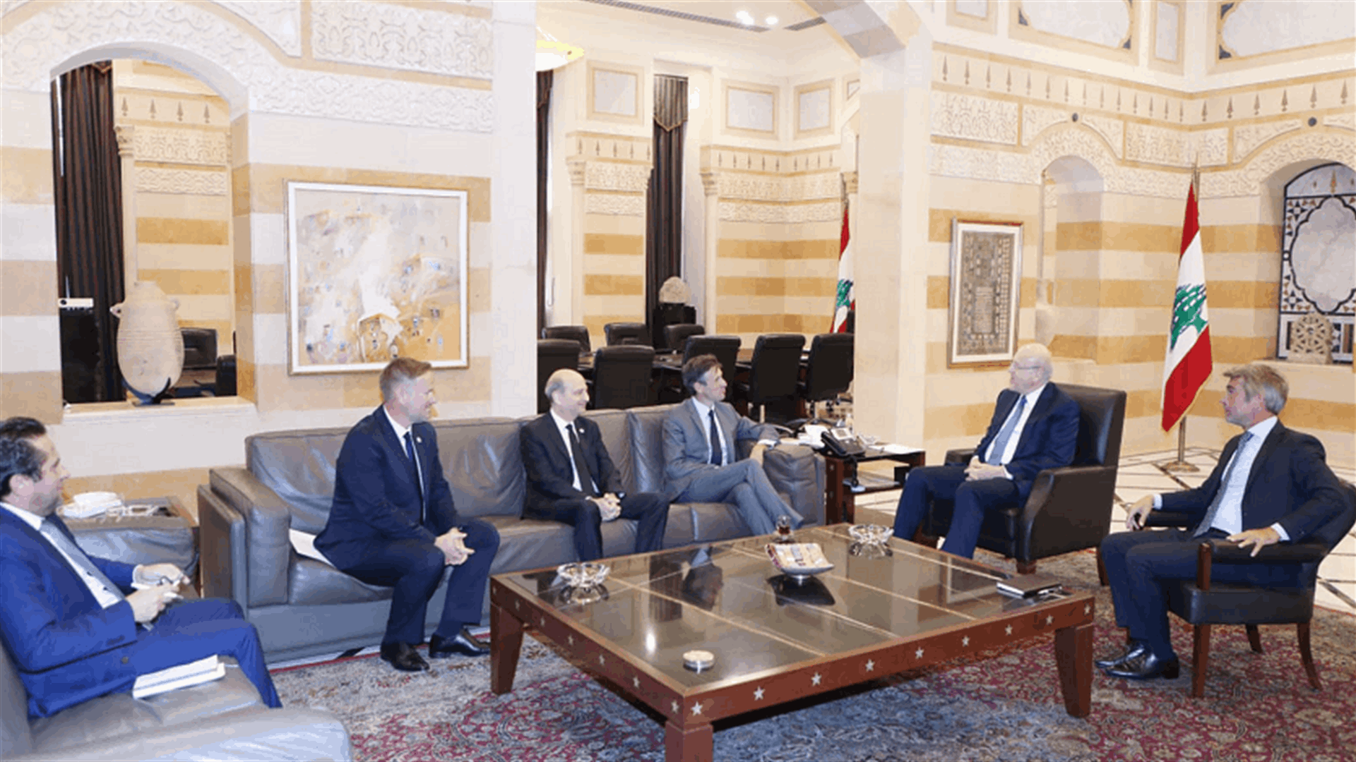 ميقاتي: الموقف اللبناني الموحّد في ملف الترسيم وتشبث لبنان بحقوقه ومطالبه أفضى الى هذه النتيجة الايجابية