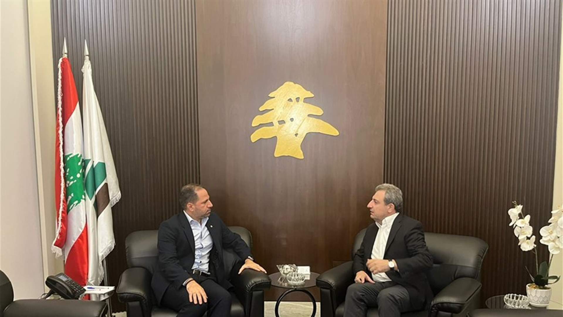 الجميل إستقبل بو فاعور إستكمالًا للمشاورات حول الإستحقاق الرئاسي