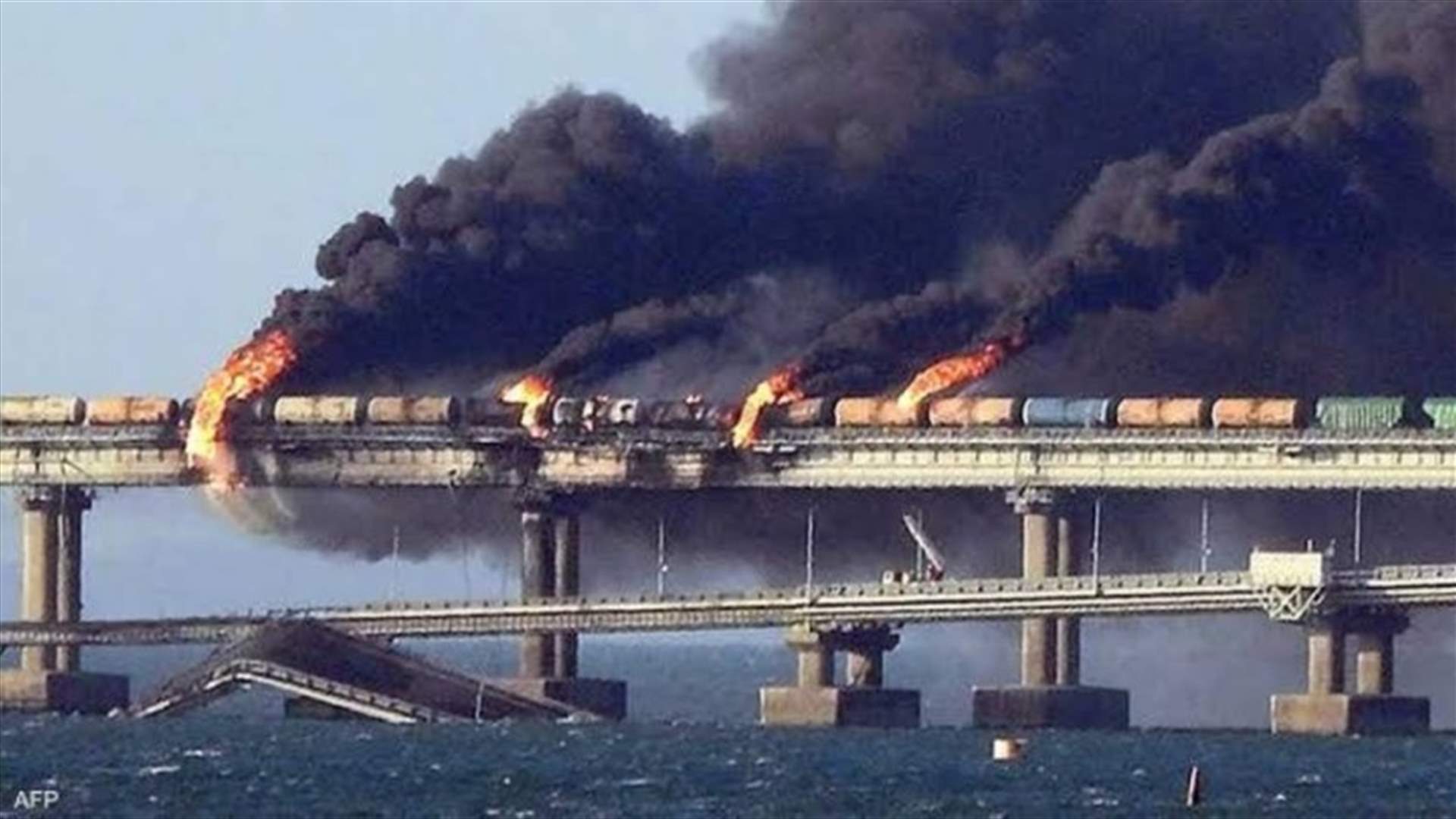 أجهزة الأمن الروسية تقول إنها أوقفت ثمانية مشتبه بهم في تفجير جسر القرم