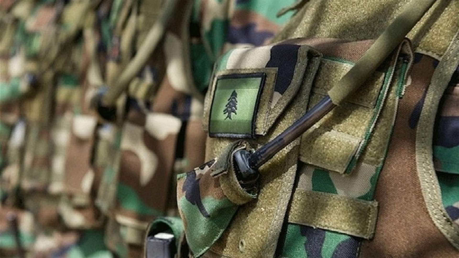الجيش: توقيف مطلوبين بجرائم مختلفة