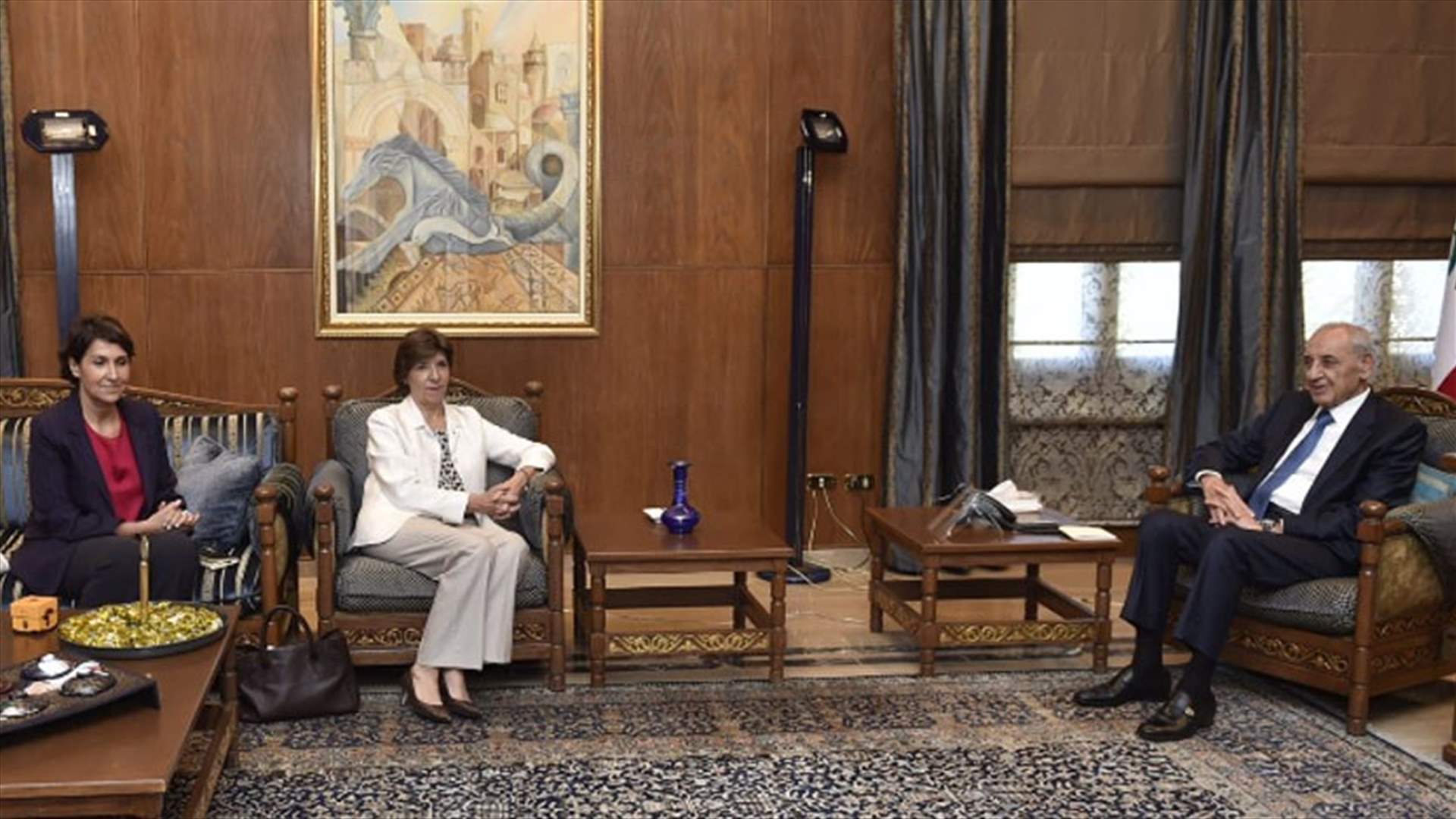 بري يستقبل كولونا وشخصيات أخرى
