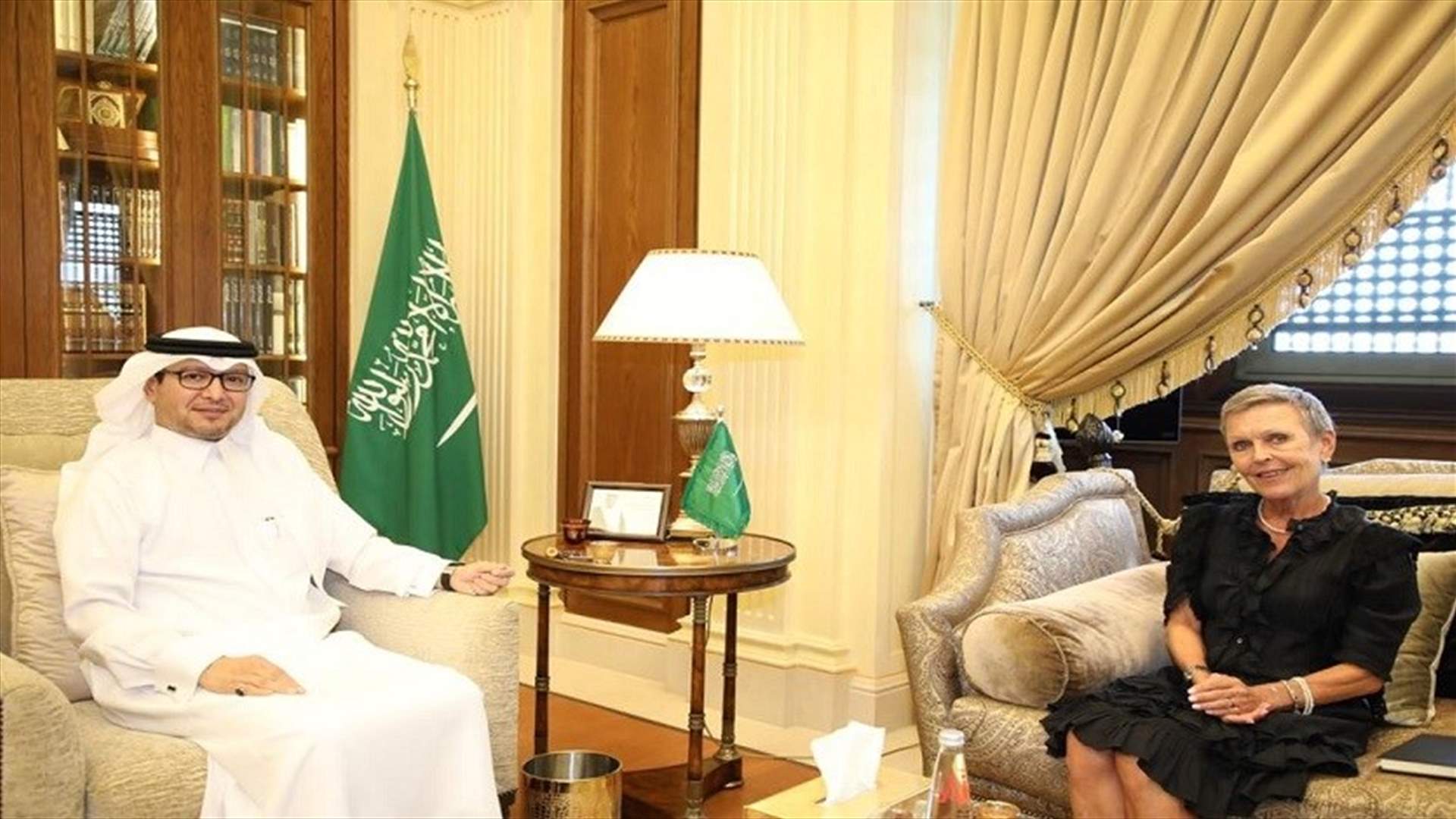 بخاري استقبل السفيرة الفنلندية... ماذا بحثا؟